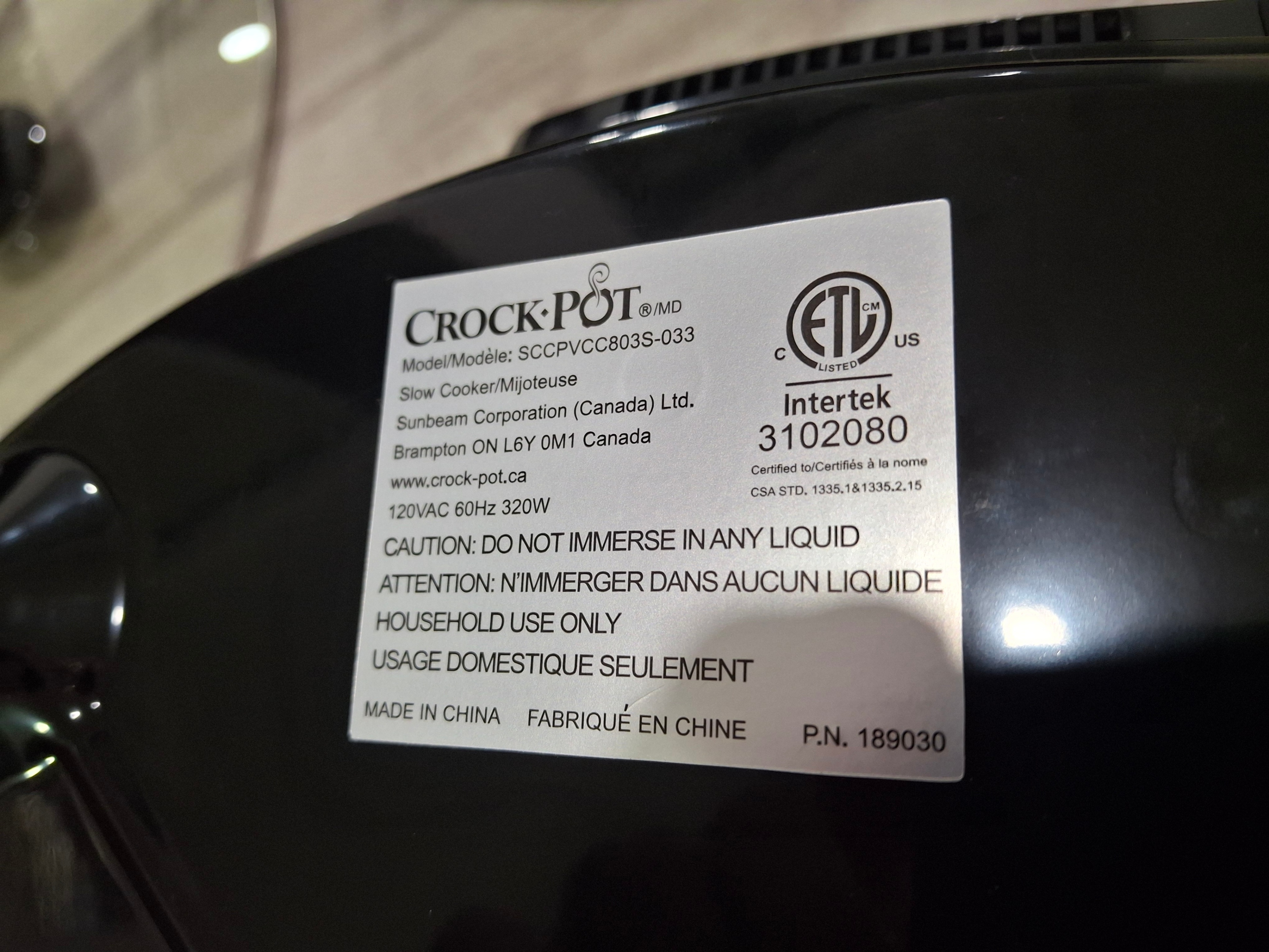 Crock-Pot Slow Cooker – 8-Quart Programmable, Like New - photo 4