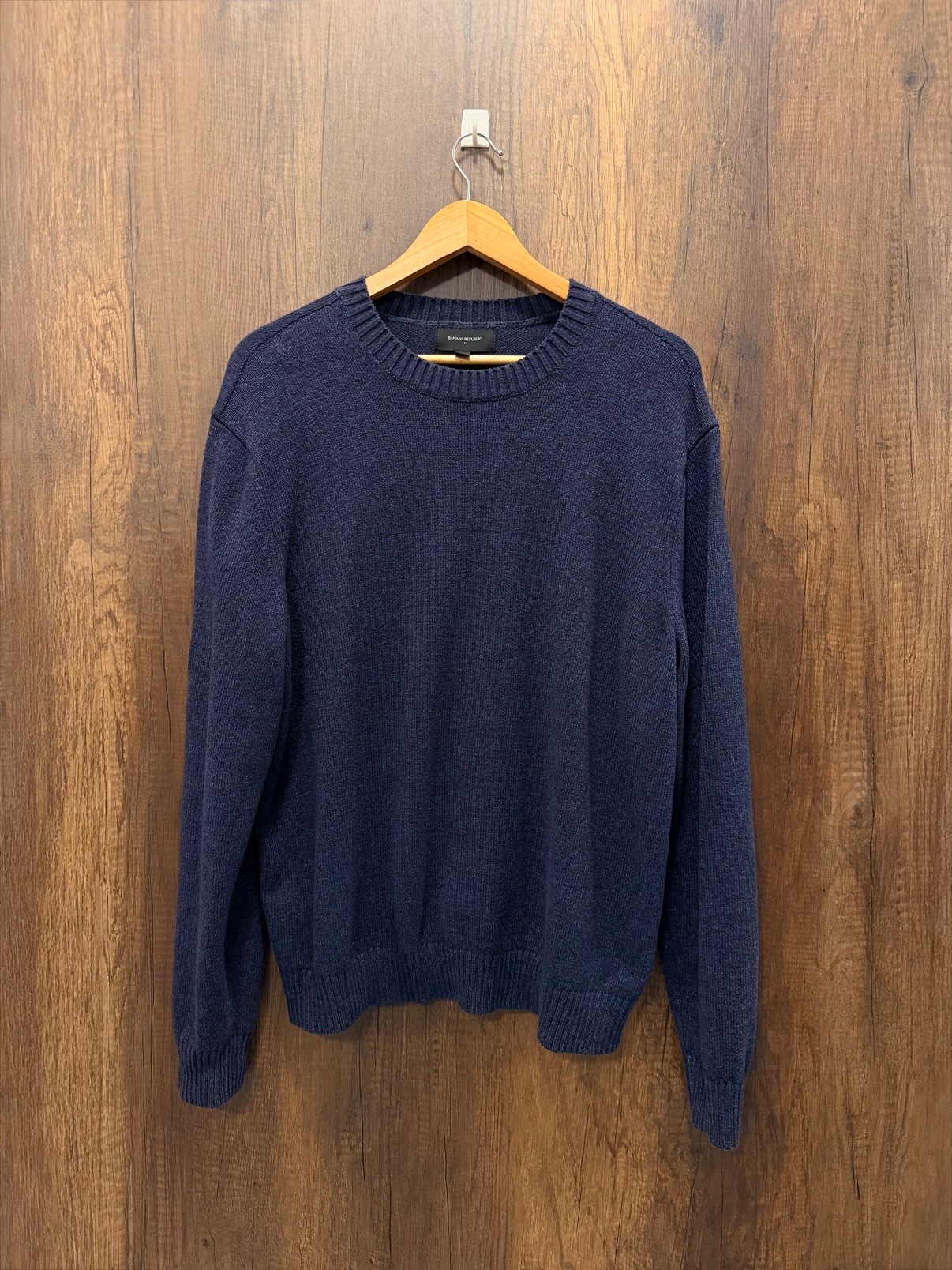 Banana Republic Navy Crewneck Sweater, Size XL