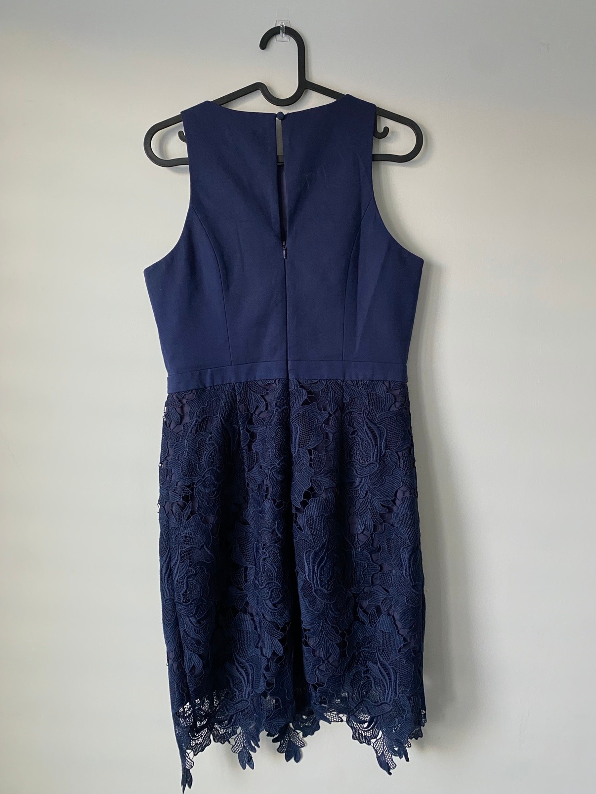 Forever New Navy Lace-Skirt Dress, USA 6 - photo 2