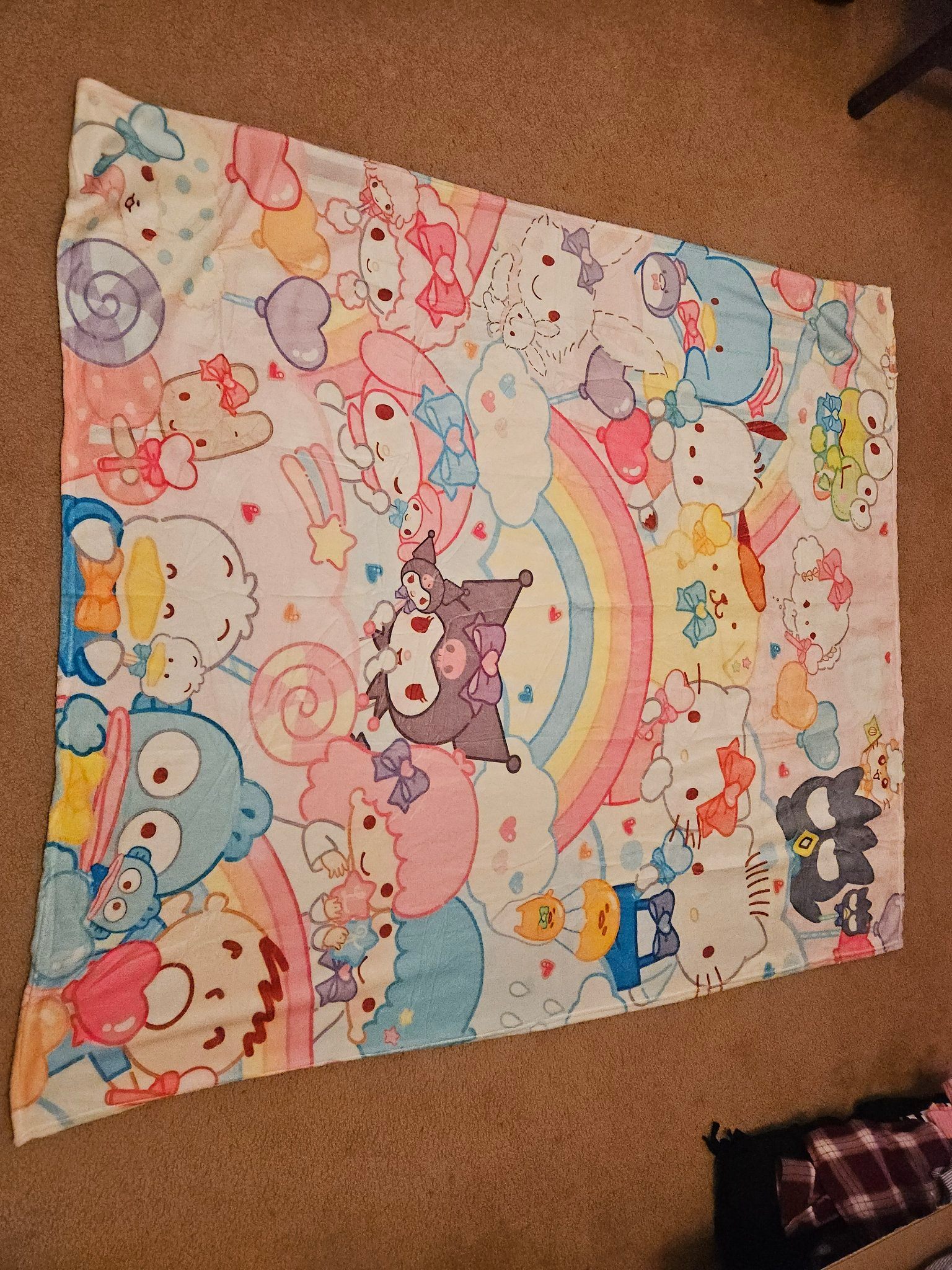 Sanrio All-Characters Throw - Brand New