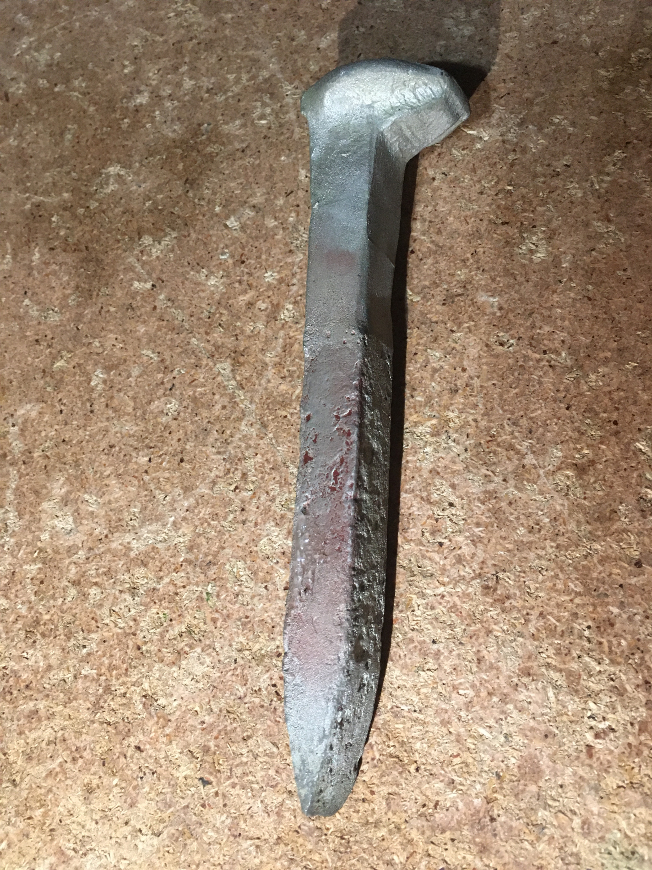 VINTAGE RAILROAD SPIKE 6.5" TRAIN NAIL PAPER WEIGHT - photo 4