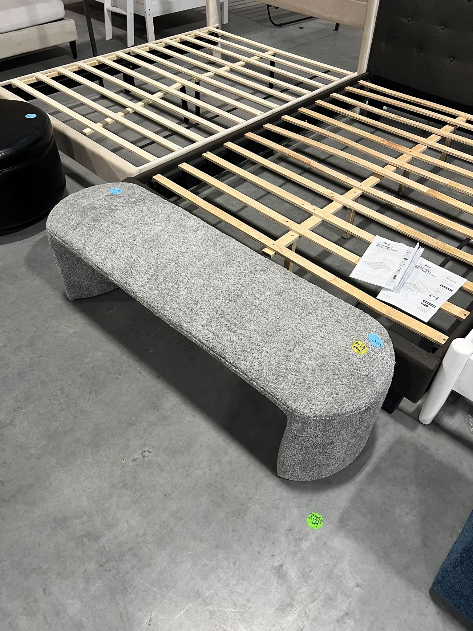 Bed End Bench $109–$139 🛋️ Brand New – Fabric & Leather - photo 4