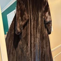 Genuine Mink Fur Coat, Full-Length, Lawrence Furs Toronto, 1988