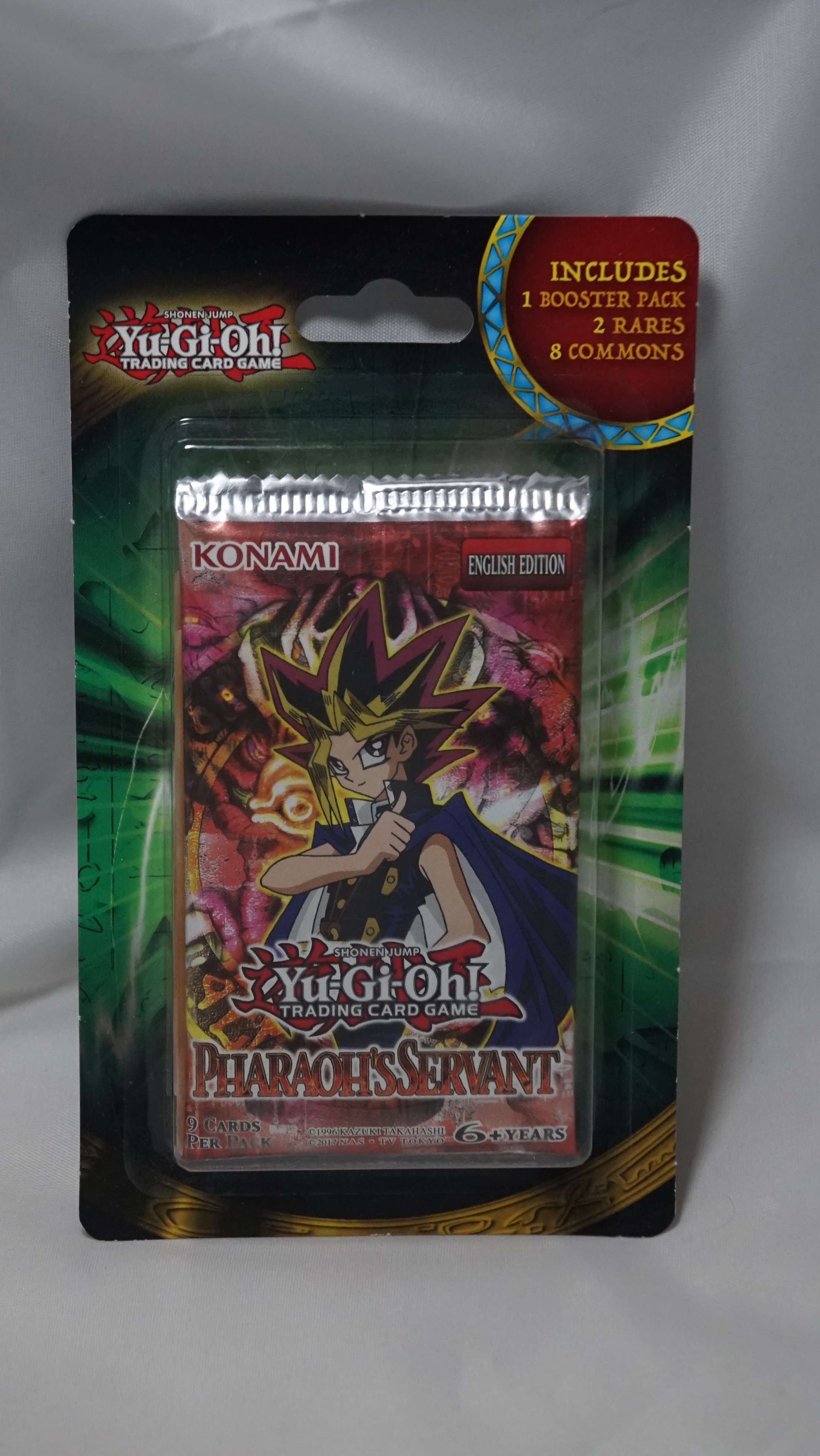 Yu-Gi-Oh Pharaohs Servant Booster + 10 Cards MJ Holding Repack