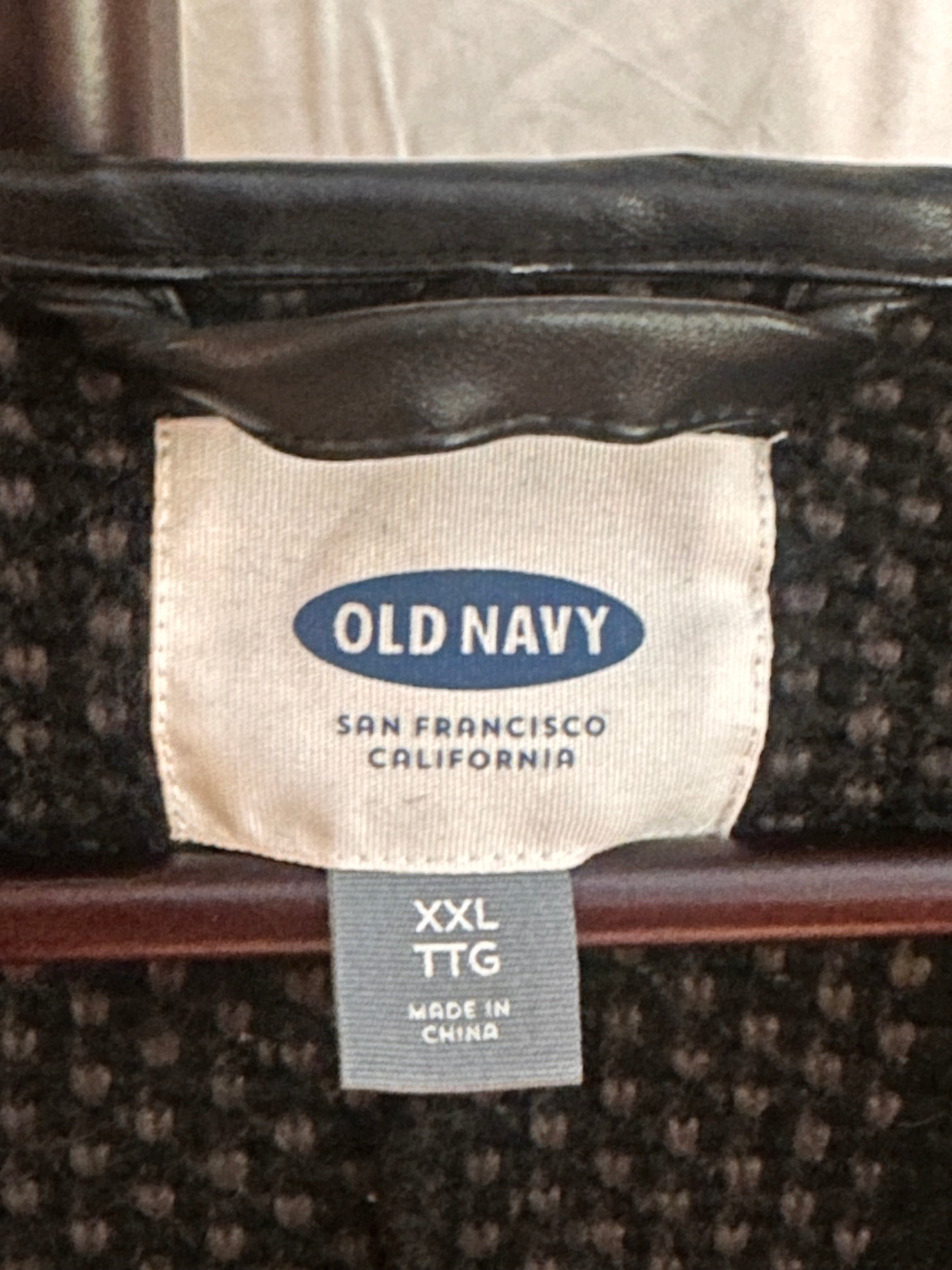 Old Navy Fall Jacket w/ Faux Leather Trim (XXL) - photo 2