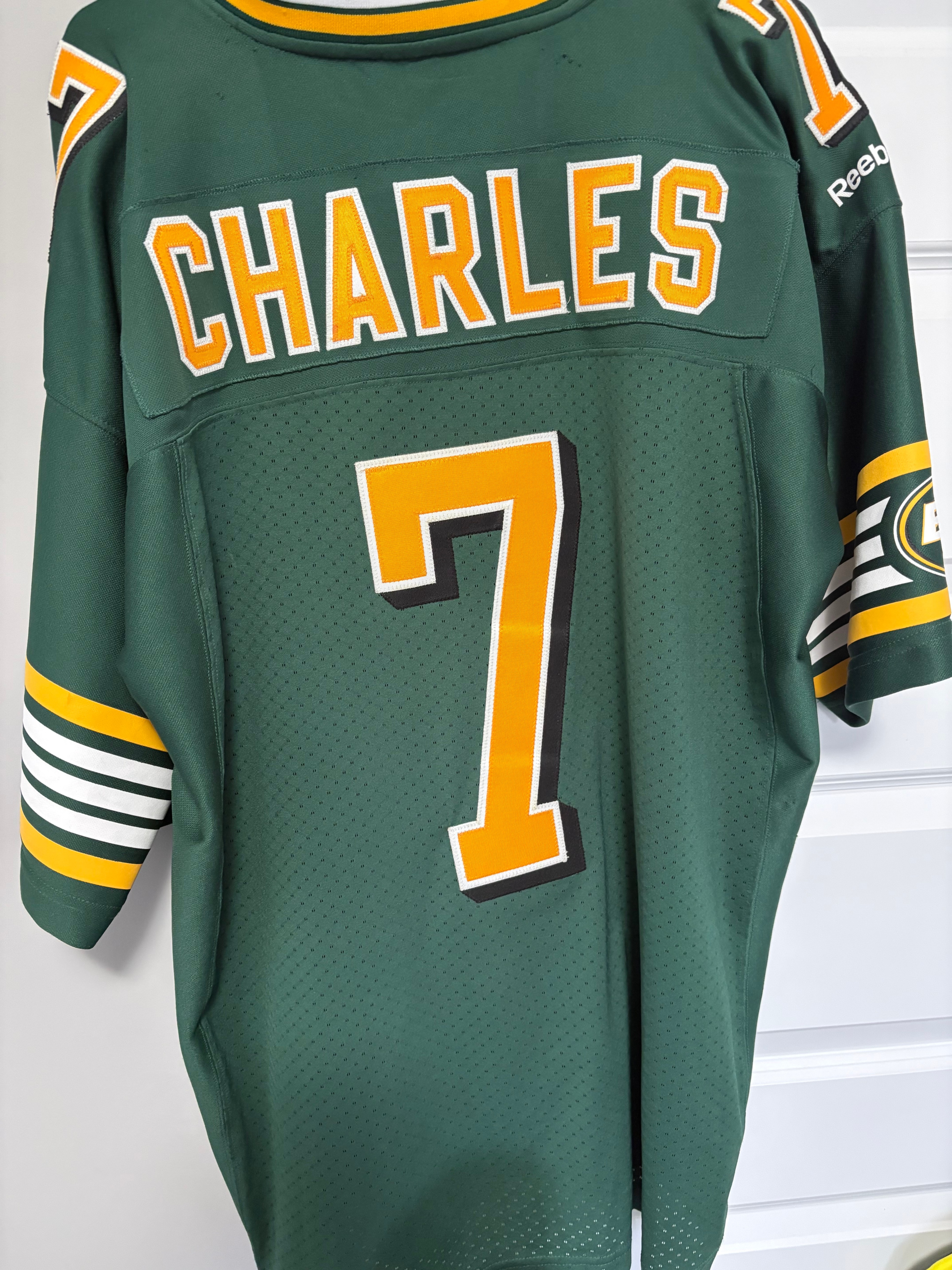 Reebok CFL Edmonton Eskimos Charles 7 Jersey
