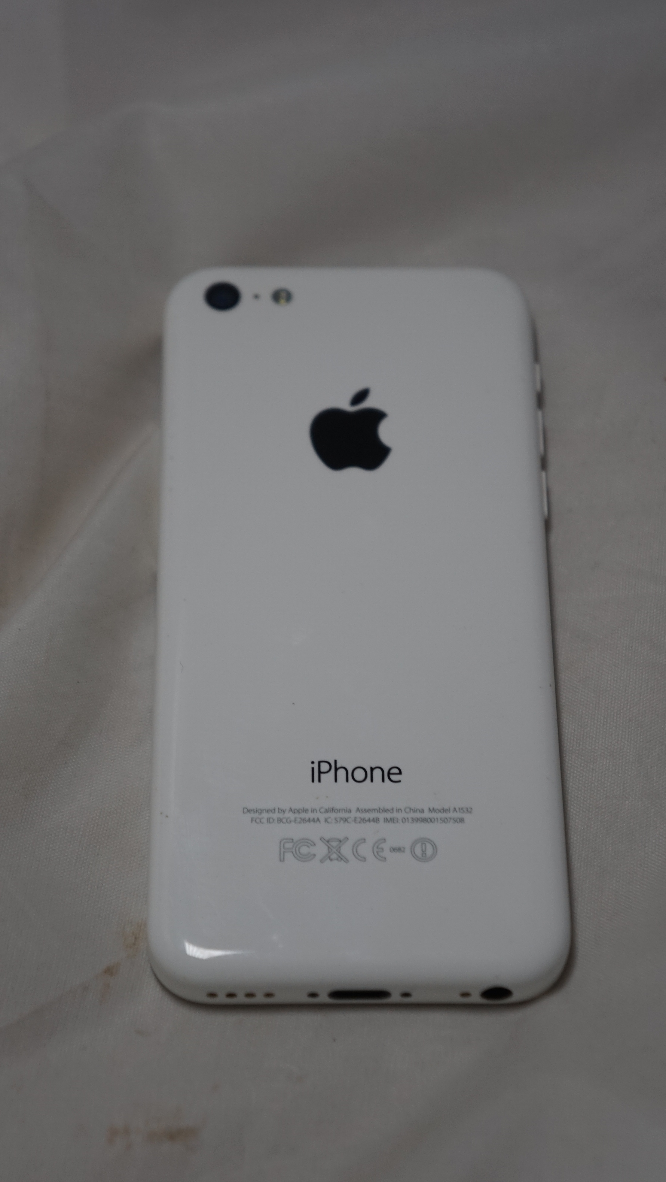 Apple iPhone 5c A1532 White Complete Handset Untested Parts Repa - photo 2