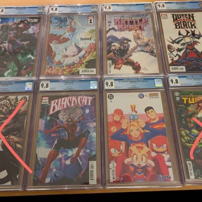 CGC 9.8 graded comics