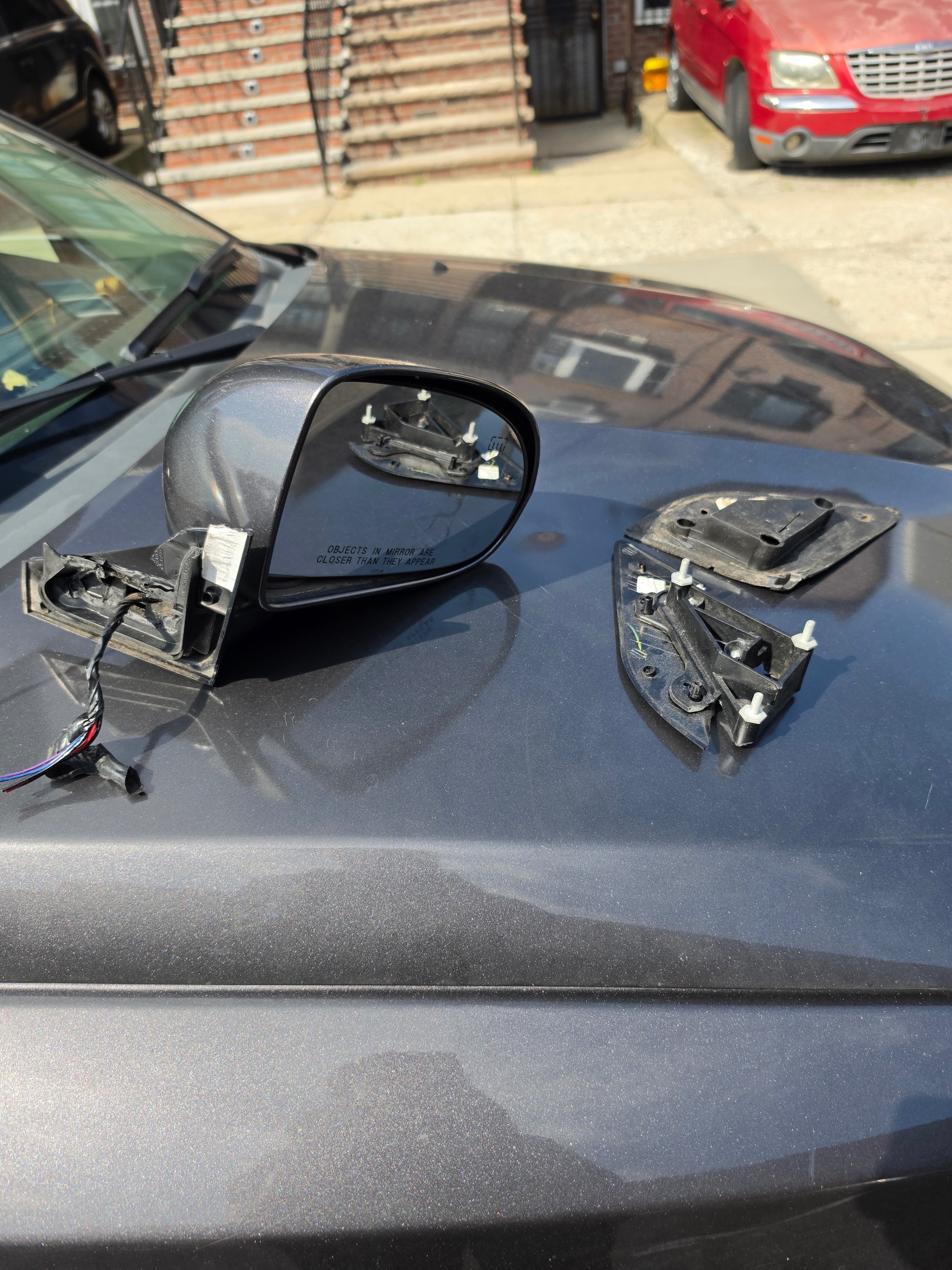 2016 Jeep Compass Right Side Mirror OEM Power Heated Gray
