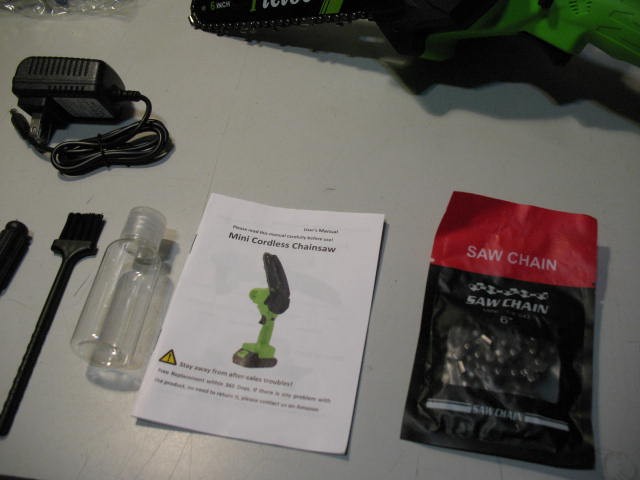 6 Inch Cordless Mini Chainsaw, BRAND NEW - photo 4