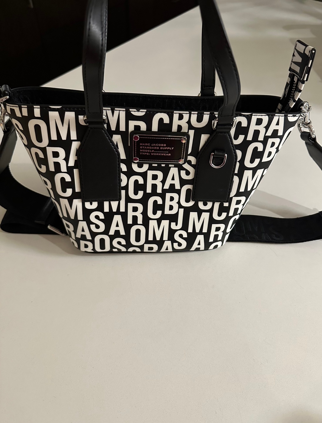 Marc Jacobs Black and White Tote Bag - photo 2