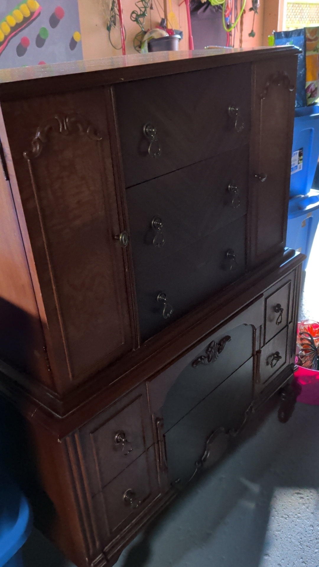 Vintage Wood Highboy Dresser / Gentleman's Chest – $275 OBO $275 - photo 2