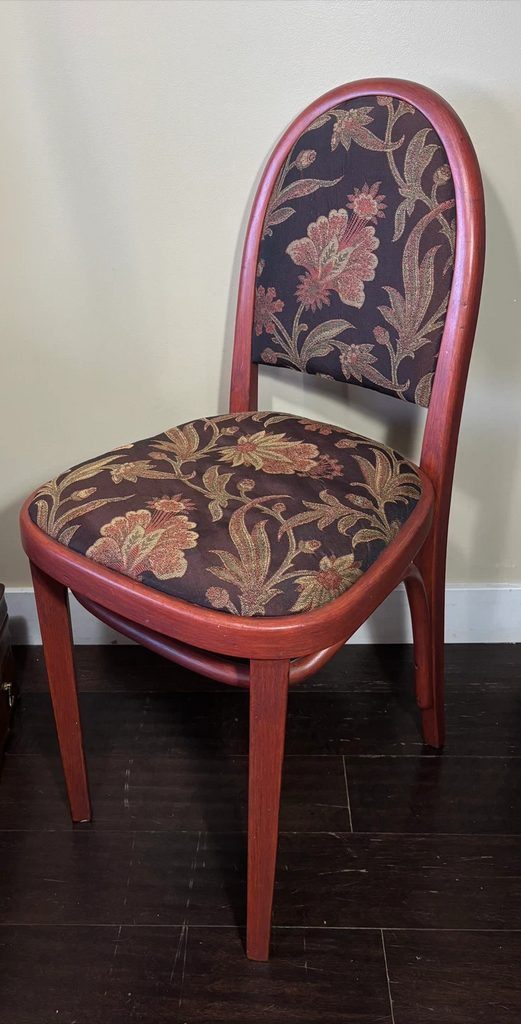 Antique J&J Kohn Bentwood Parlor Chair Toronto Label 1952 - photo 2