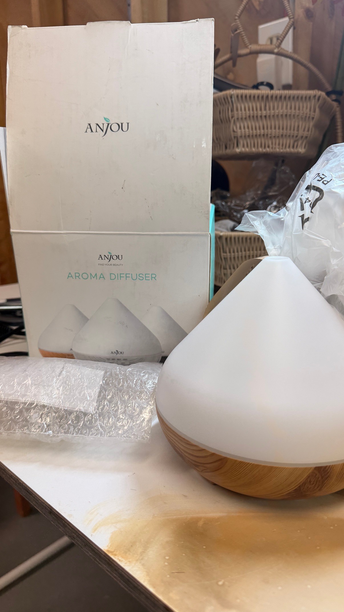 ANJOU Aroma Diffuser AJ-AD001 300ml - Brand New
