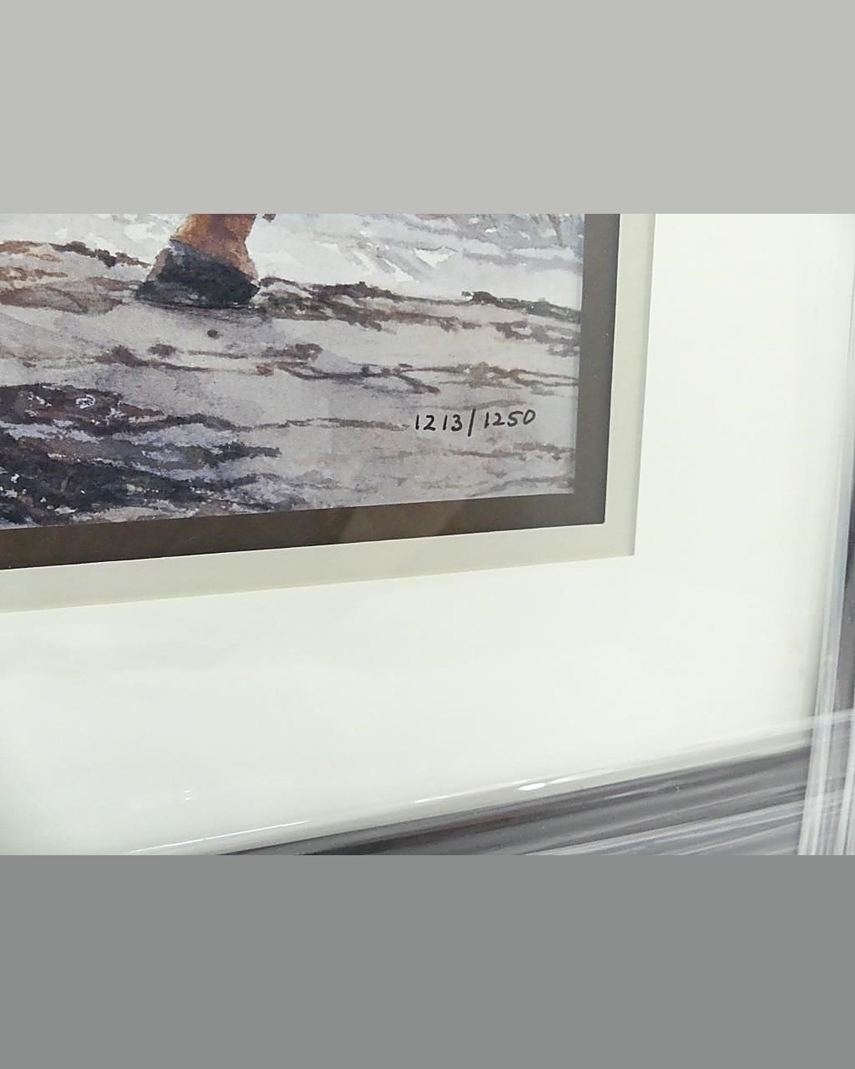 Steve Hanks Connections Signed Print Framed Horses - photo 5