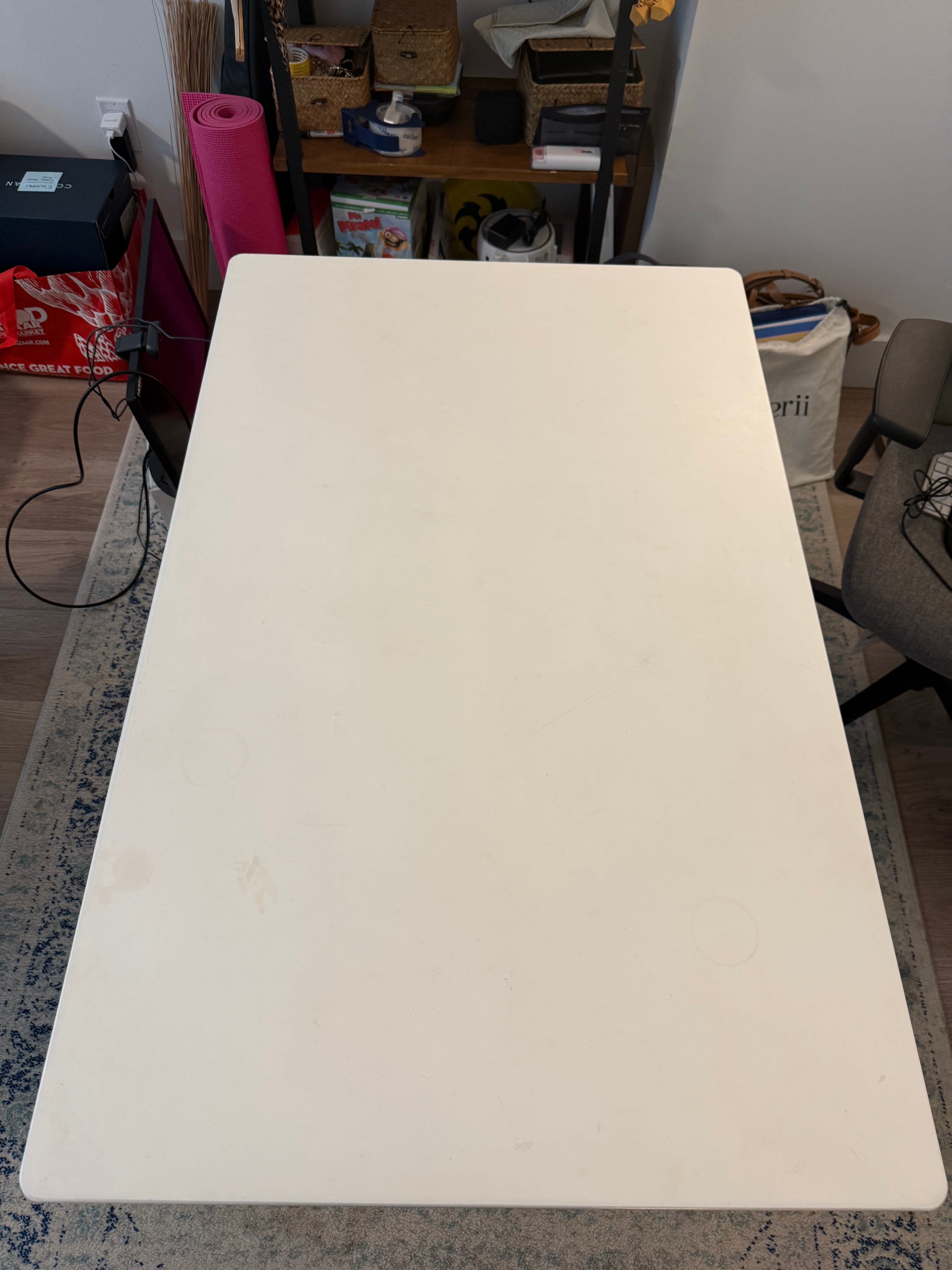 White Dining / Work Table - photo 2