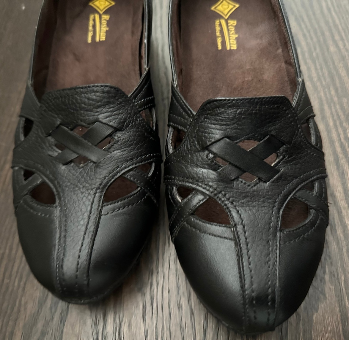 Black Leather women Shoes - photo 2