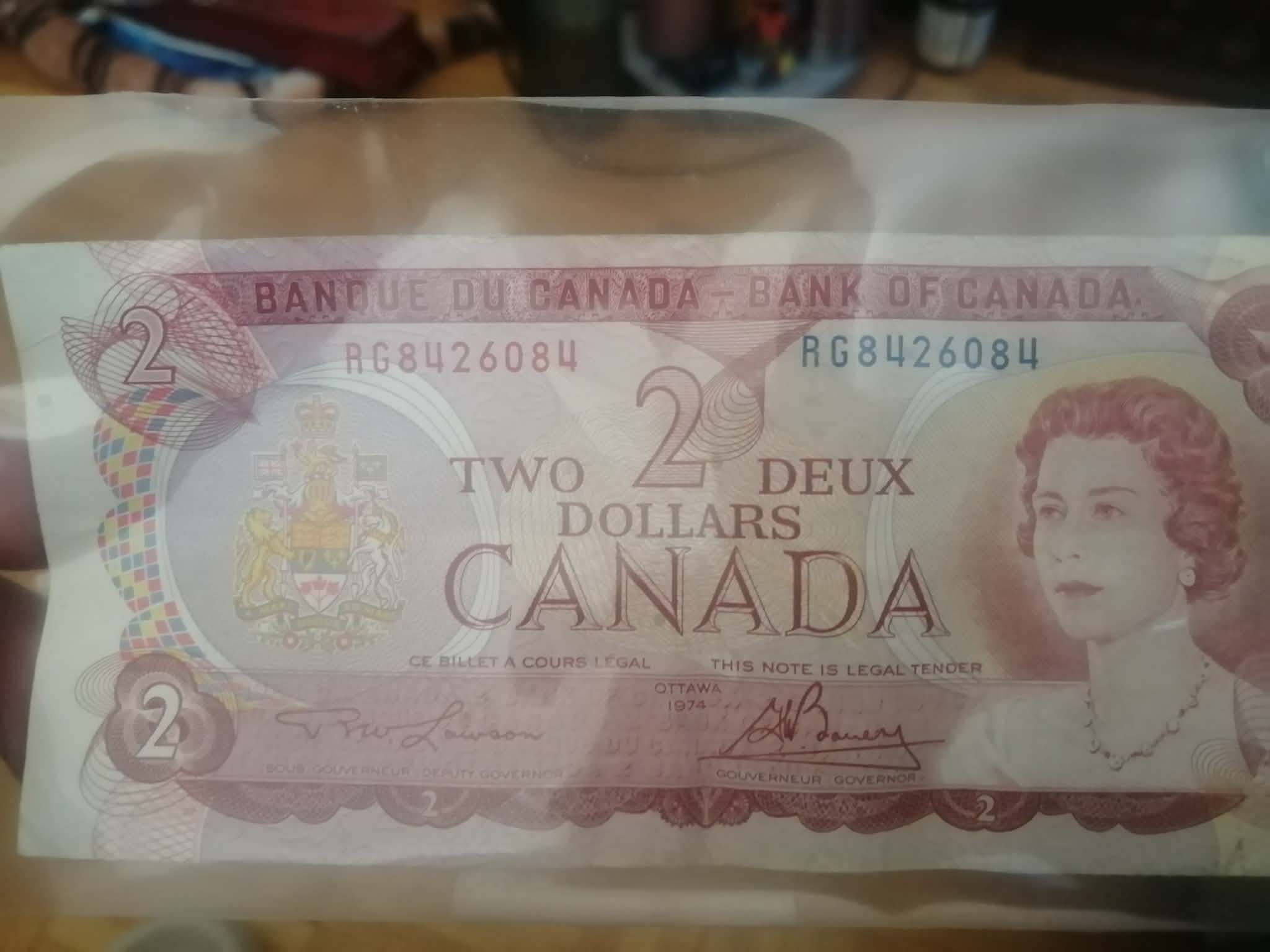 Antique 1974 Canada Queen Elizabeth Ii 2