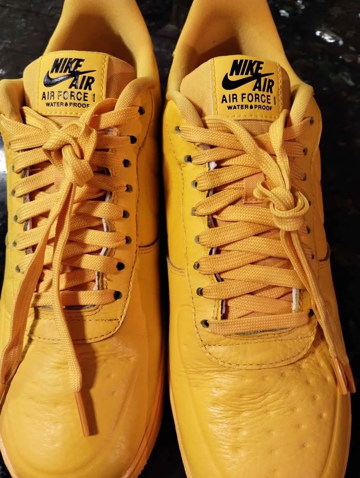Nike Air Force 1 Waterproof Yellow Size 9 - photo 4