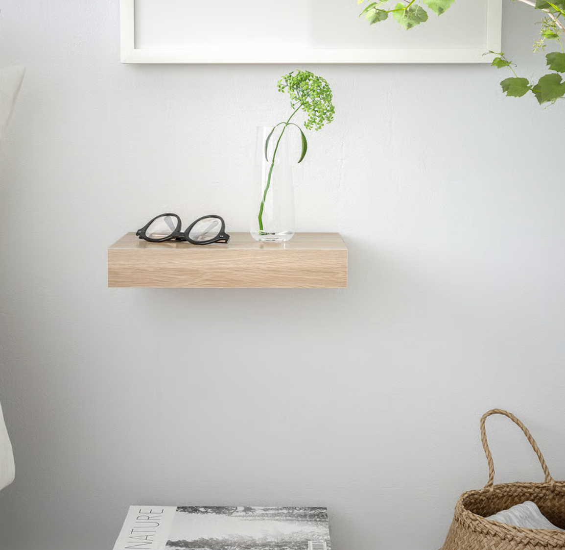 IKEA LACK Wall Shelf – White Stained Oak - photo 2