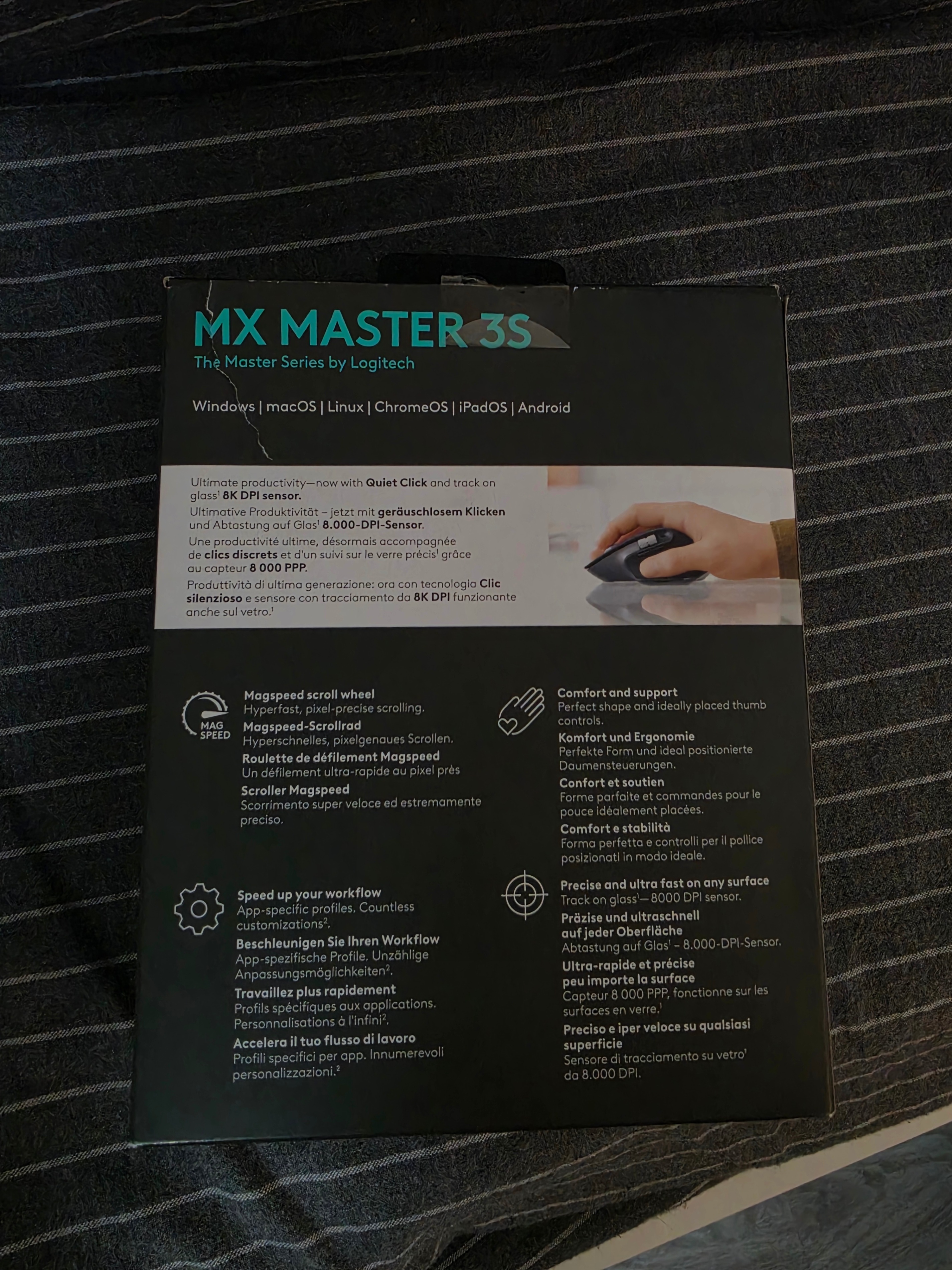 Logitech MX Master 3S Wireless Mouse - Brand New, In Box - photo 3