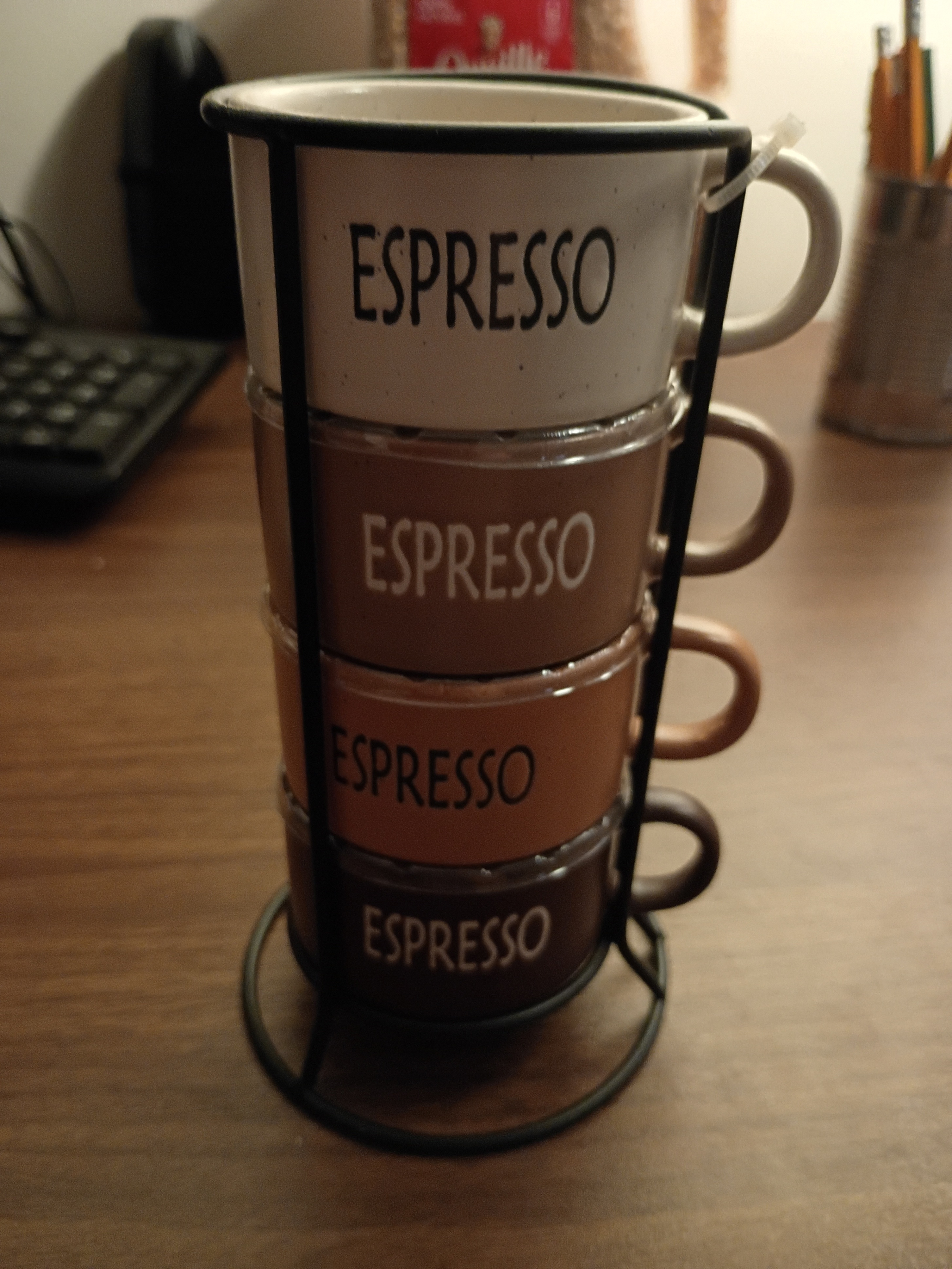 expresso set with rack