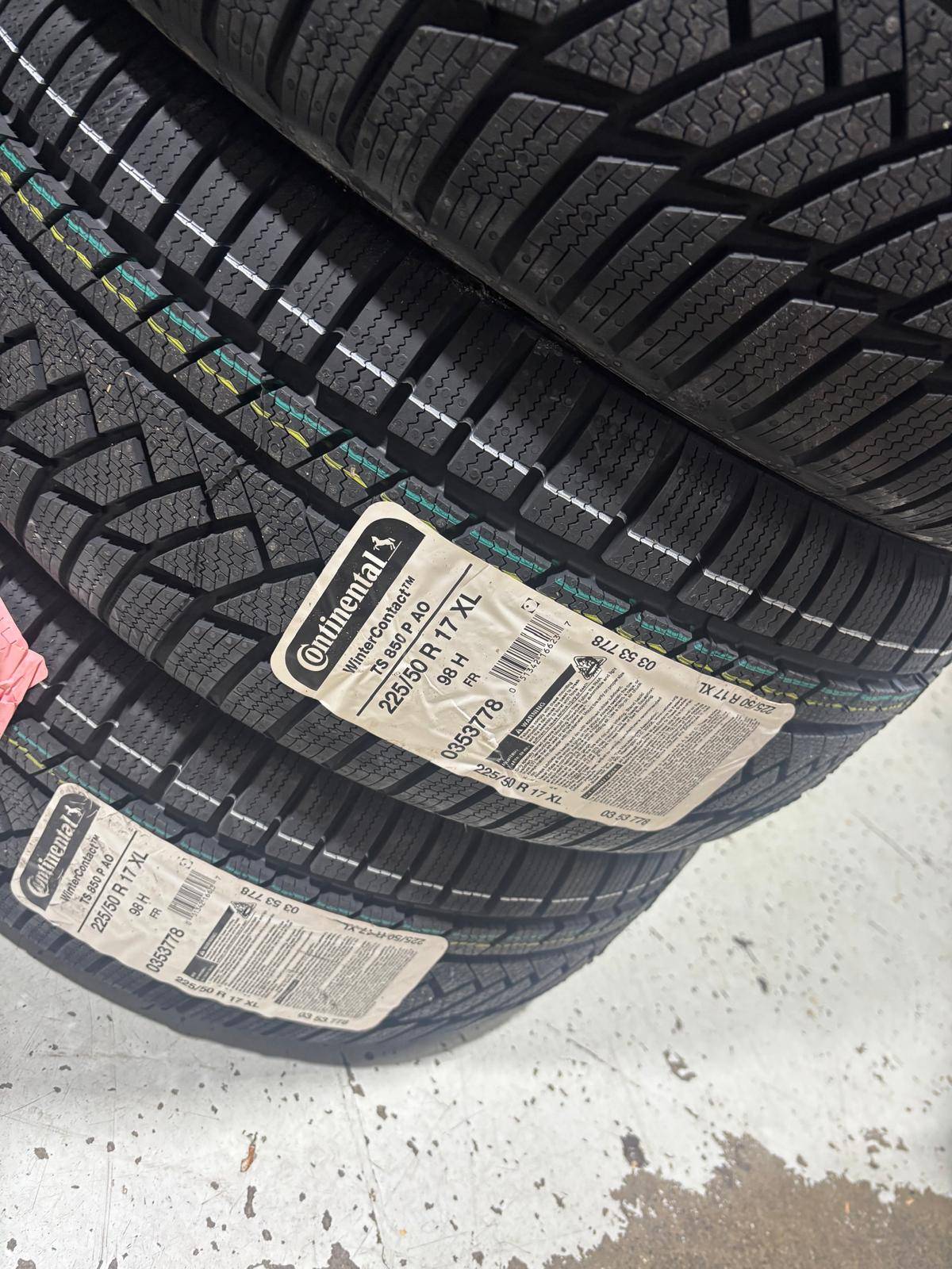 NEW 225/50/R17 Continental snows-BMW 3 & 4 Series/X1/C Class/A4 - photo 3