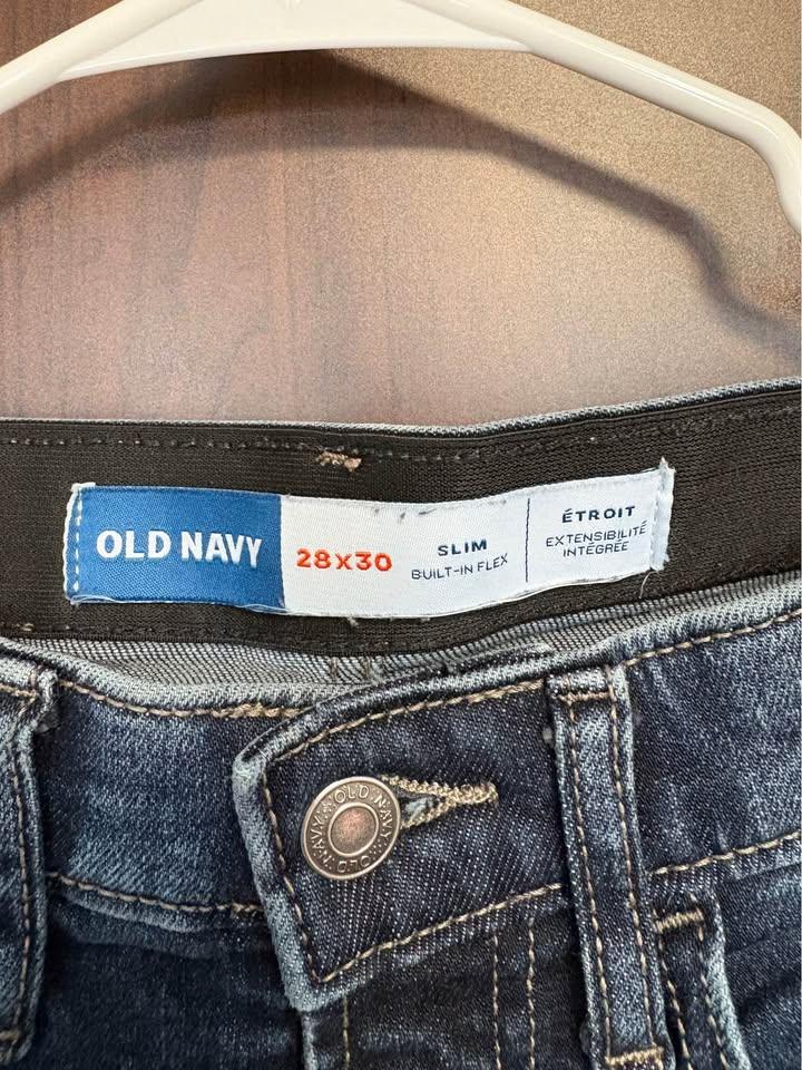 Old Navy Slim Built-In Flex Jeans 28x30 - photo 3