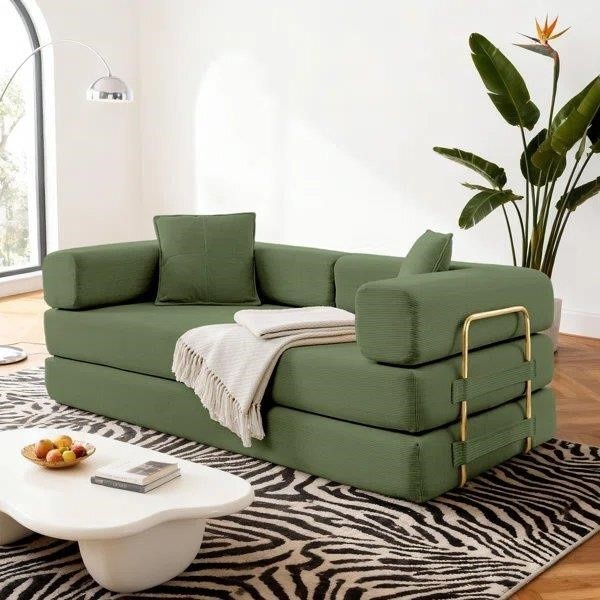 Foldable Convertible Sleeper Sofa Bed — Brand New