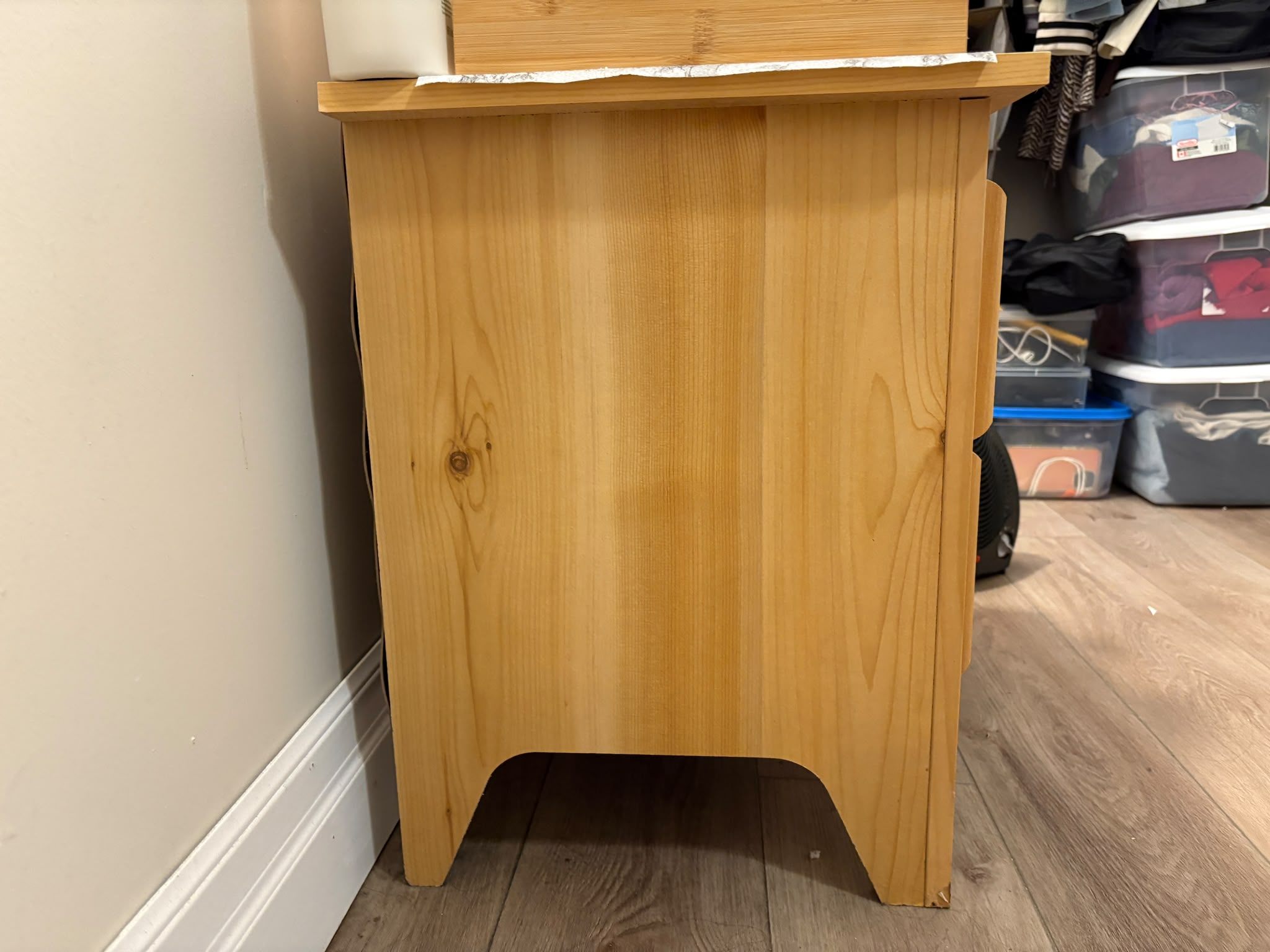 Small 2-Drawer Dresser – Natural Wood Finish – Moving Sale - photo 2