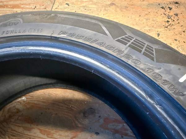 PAIR of 255/45/20 M+S Nexen Rodian GTX RG1 with 85% tread - photo 5
