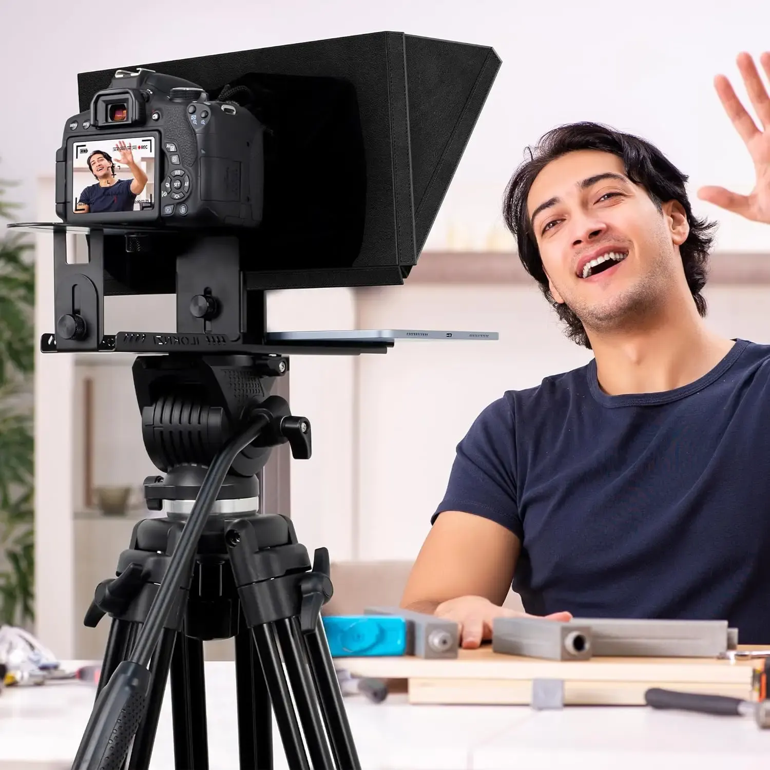 Teleprompter for DSLR Camera - photo 3