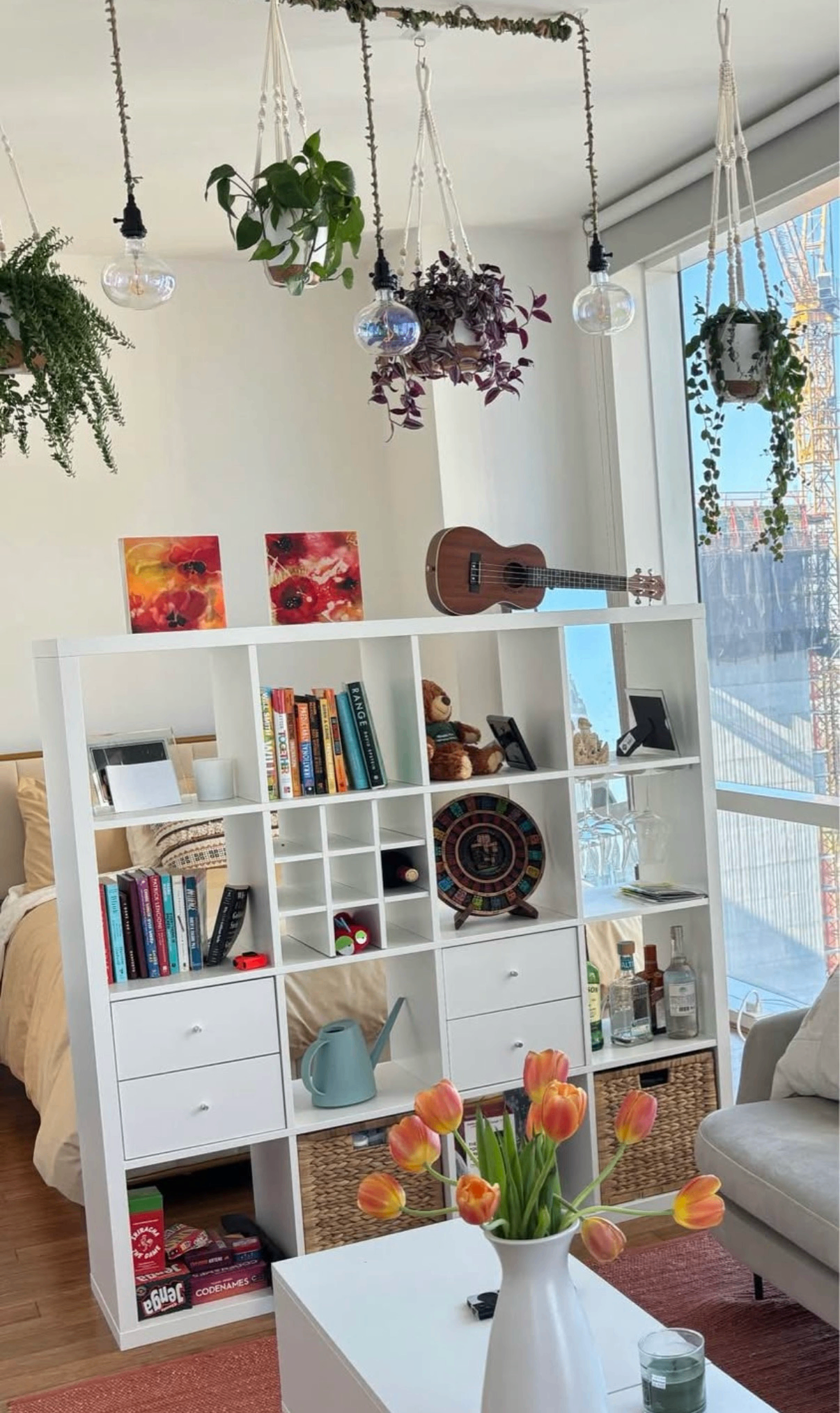 IKEA KALLAX 4x4 shelf - white
