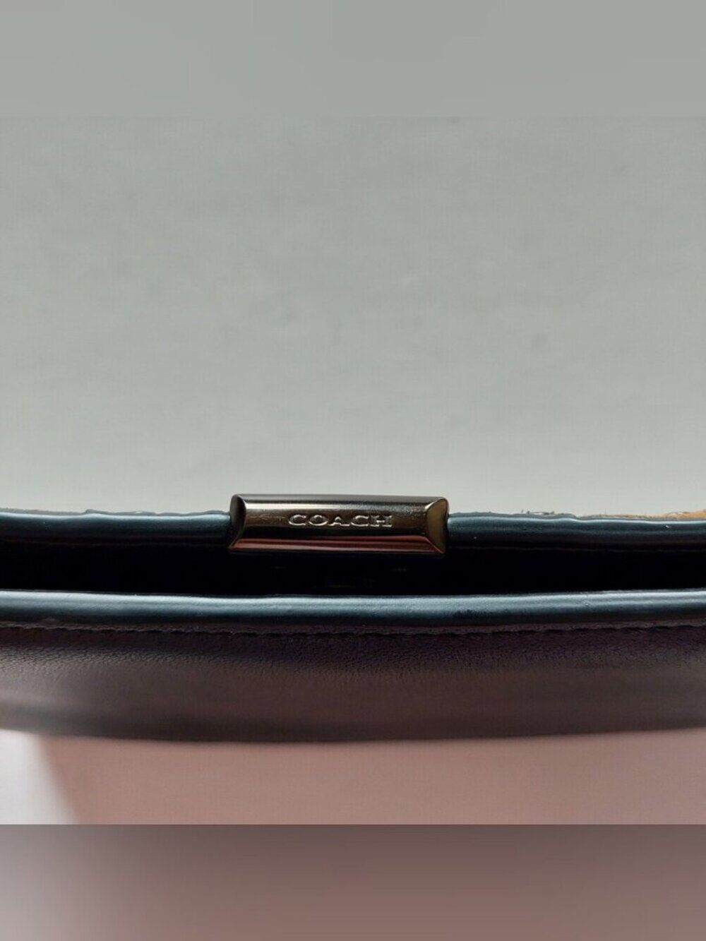 Coach Dreamer Signature Canvas Patchwork Stripes Wallet NWT - photo 3