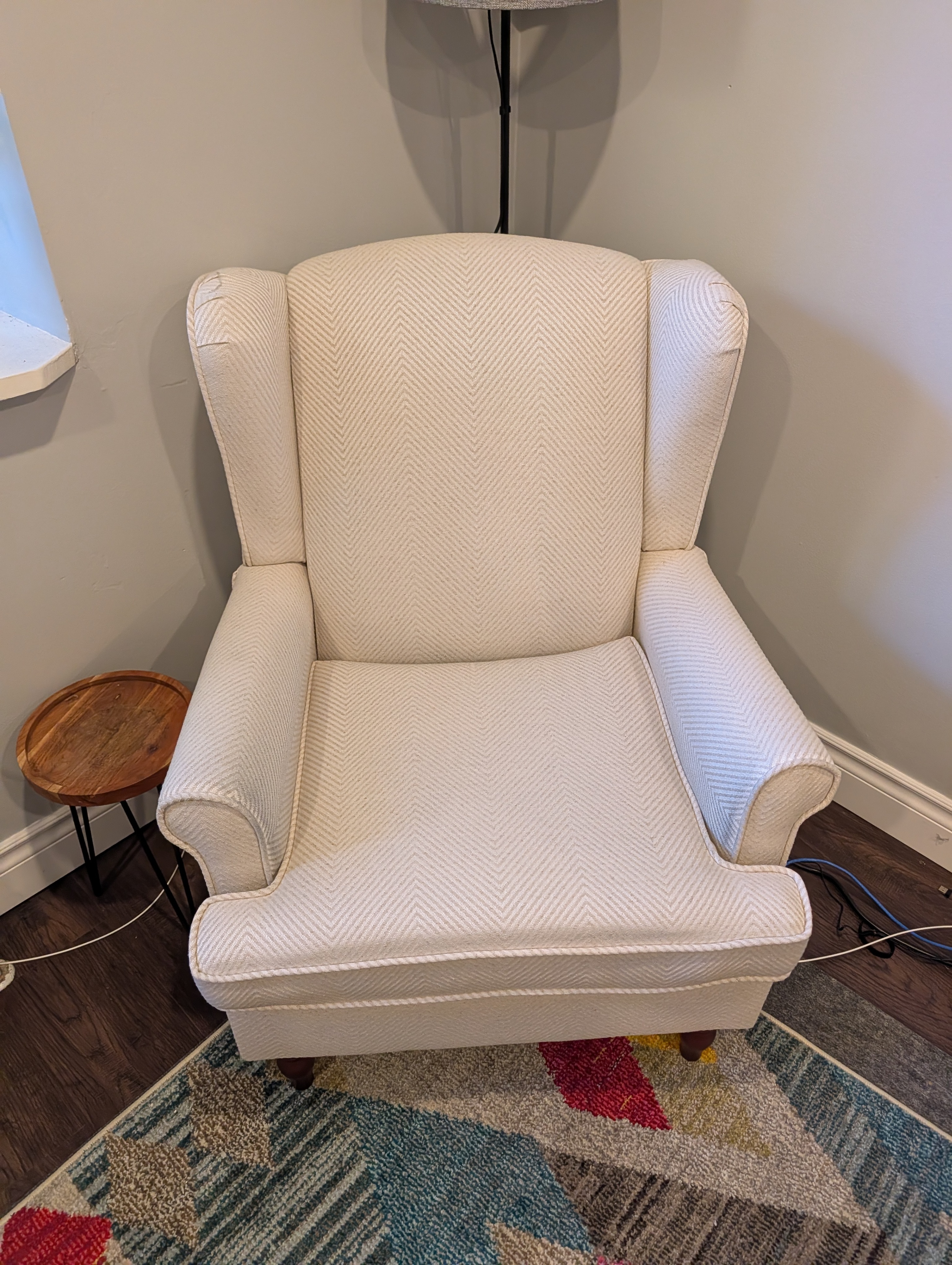 Aiddan Traditional 29'' Wide Wing Back Armchair - photo 2