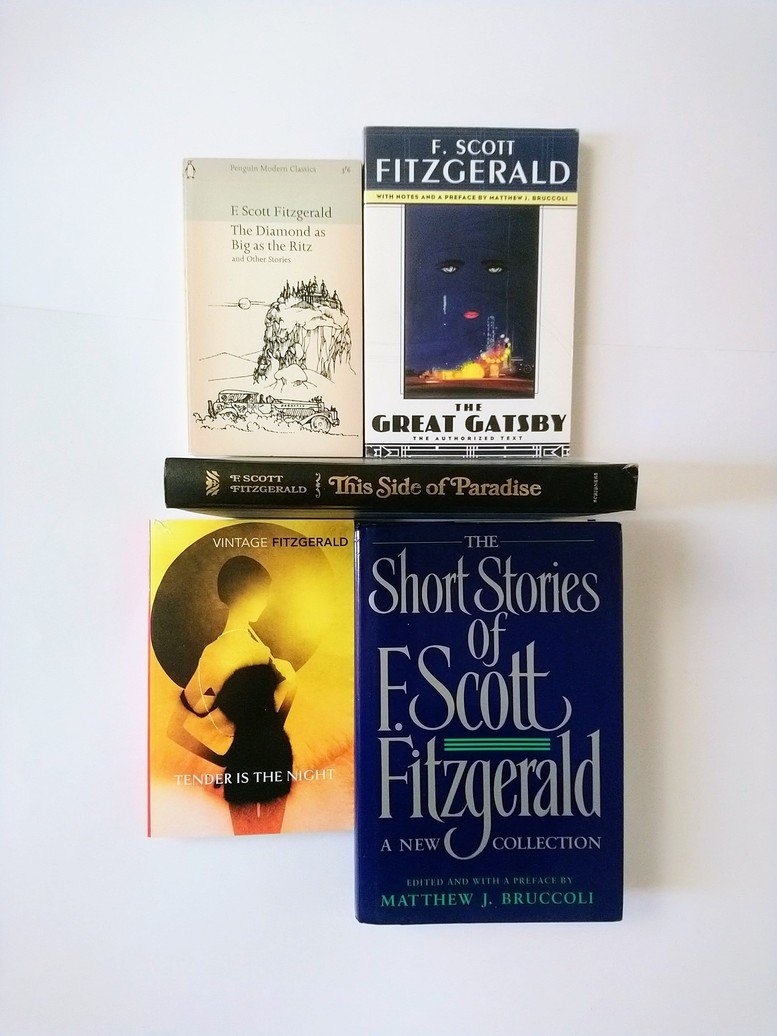 F. Scott Fitzgerald books!