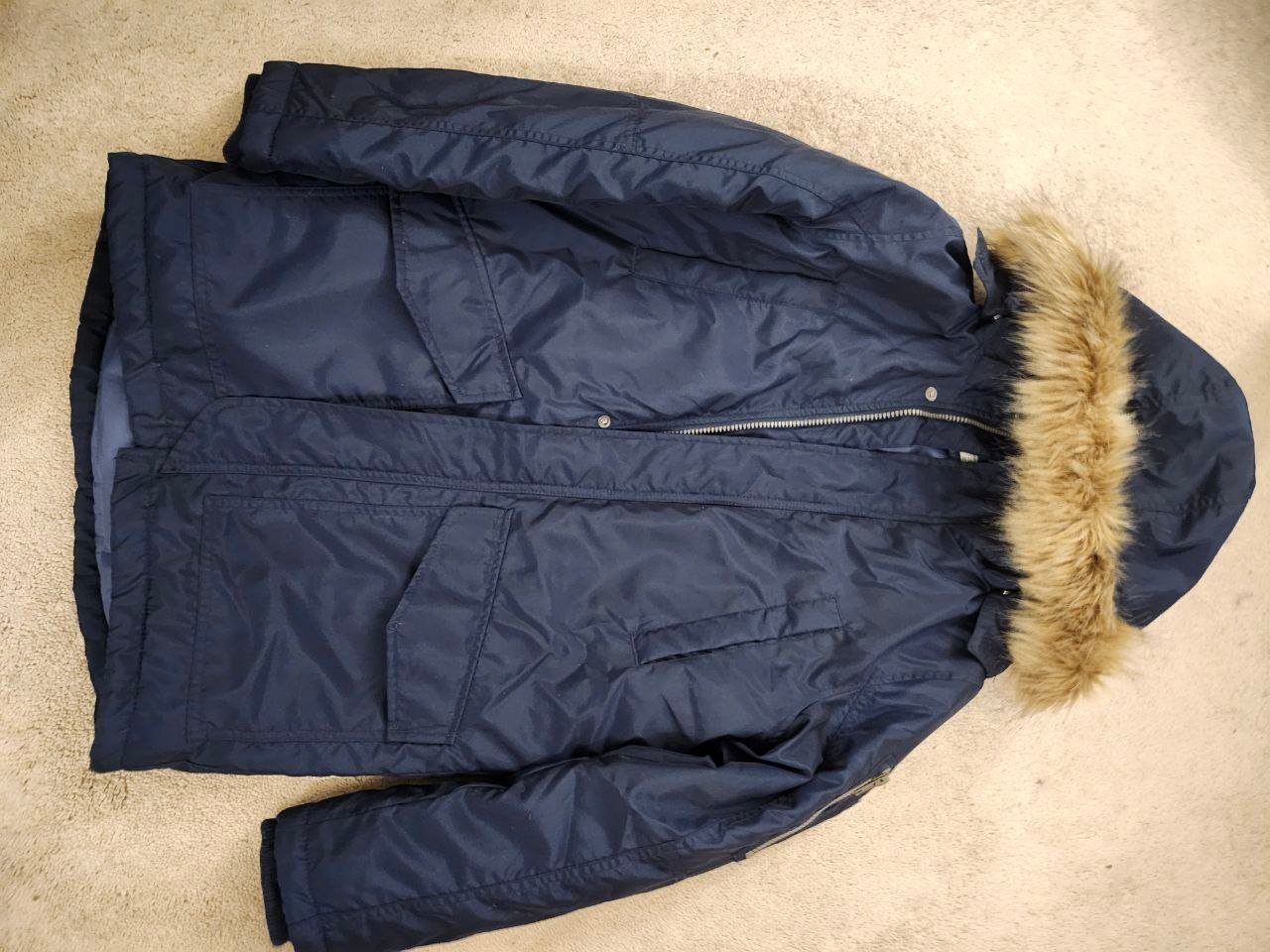 H&M Kids Winter Parka – Navy, Size 11-12 Years - photo 4