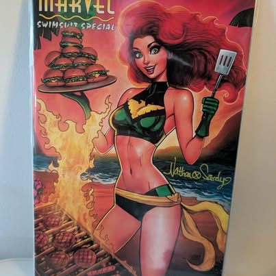 *signed* Marvel Swimsuit Special #1 Nathan Szerdy Exclusive