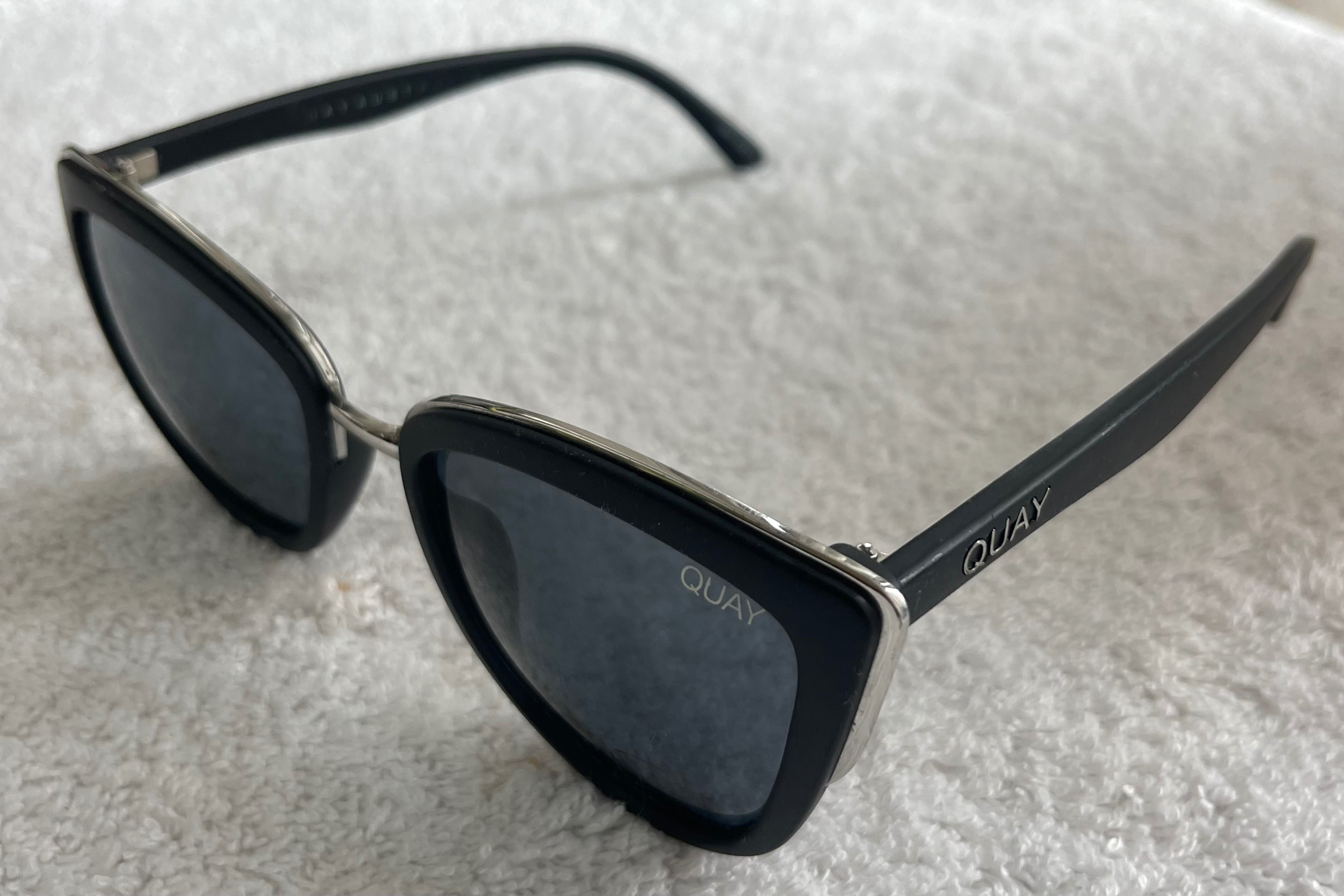 Quay Australia "My Girl" Black & Silver Sunglasses Frame - photo 3