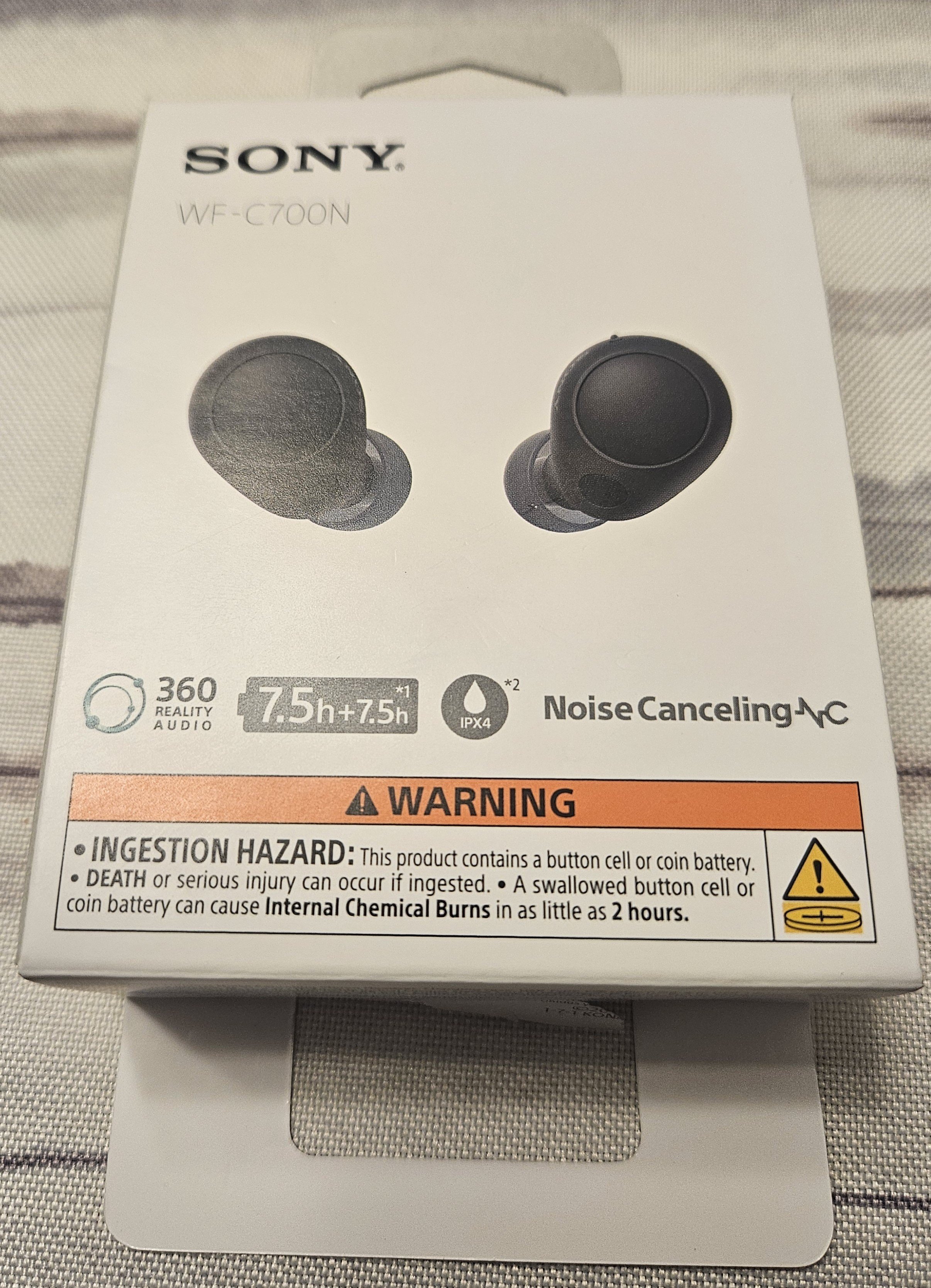 Sony WF-C700N Noise Canceling Earbuds for iPhone/iPod (Unused)