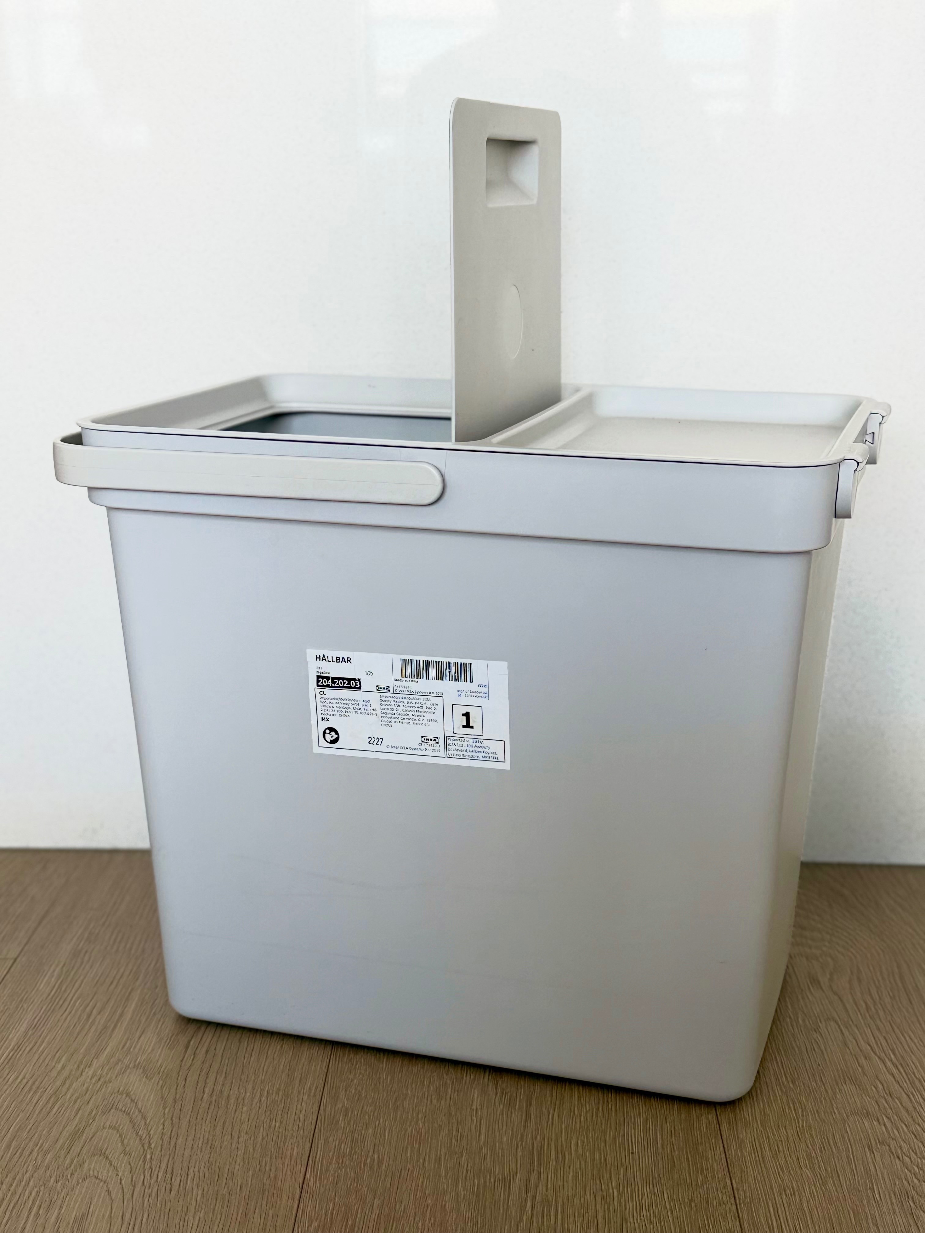 IKEA HÅLLBAR Garbage / Recycling Bins with Lids 22 L + 10 L Set - photo 2