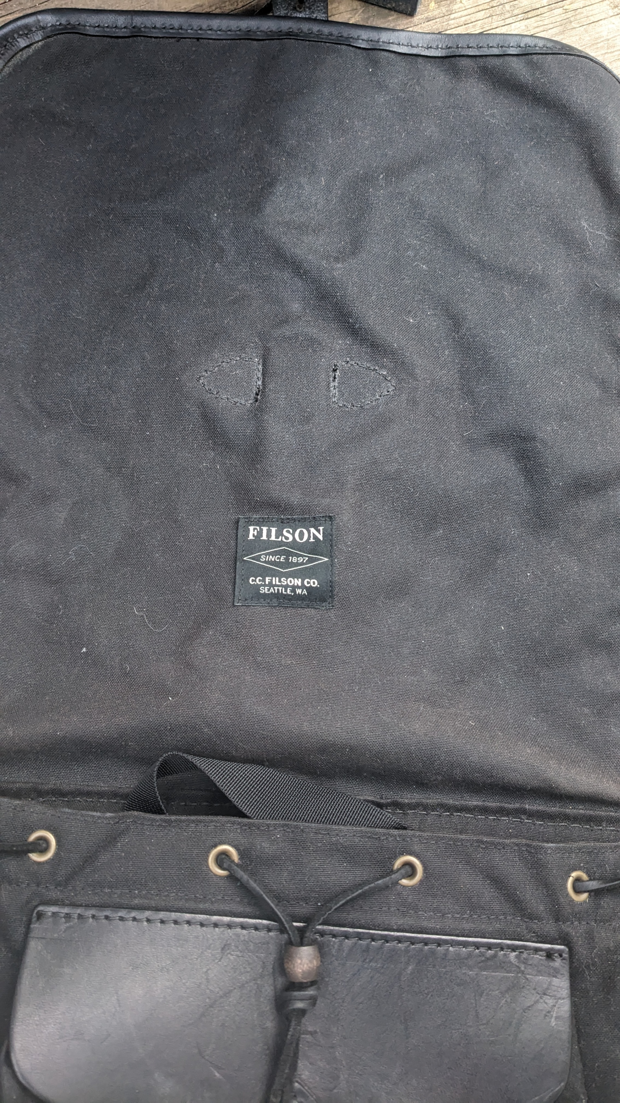 Filson Black Rucksack - photo 5