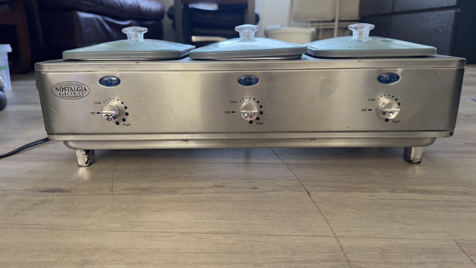 Nostalgia Electrics Buffet Server & Cooker 06188 – 3 Dish, 1500W