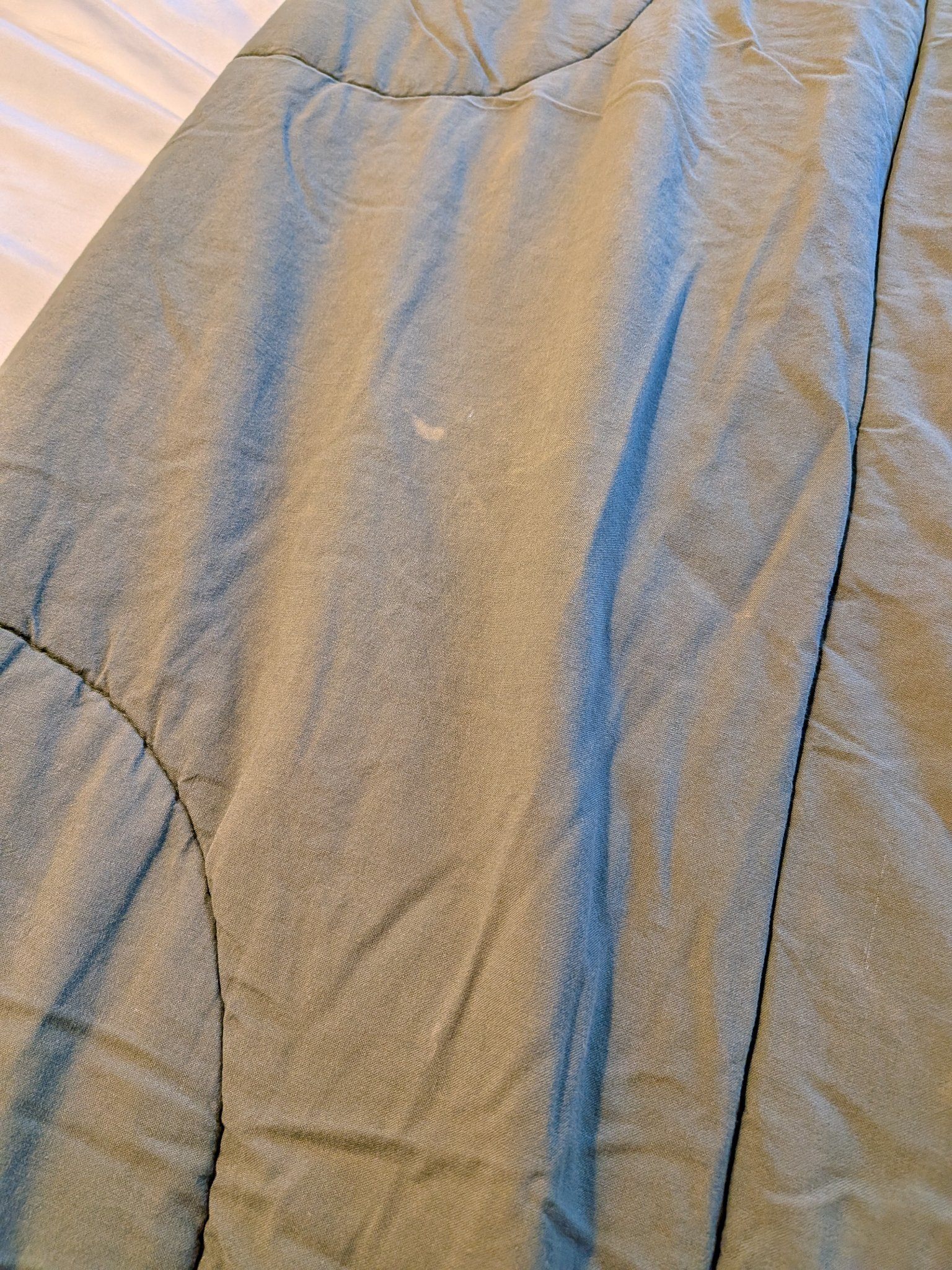 Grey Green Textured Queen Comforter - photo 3