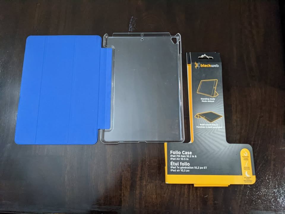 Blackweb Folio Case for iPad 7th Gen 10.2" & iPad Air 10.5"