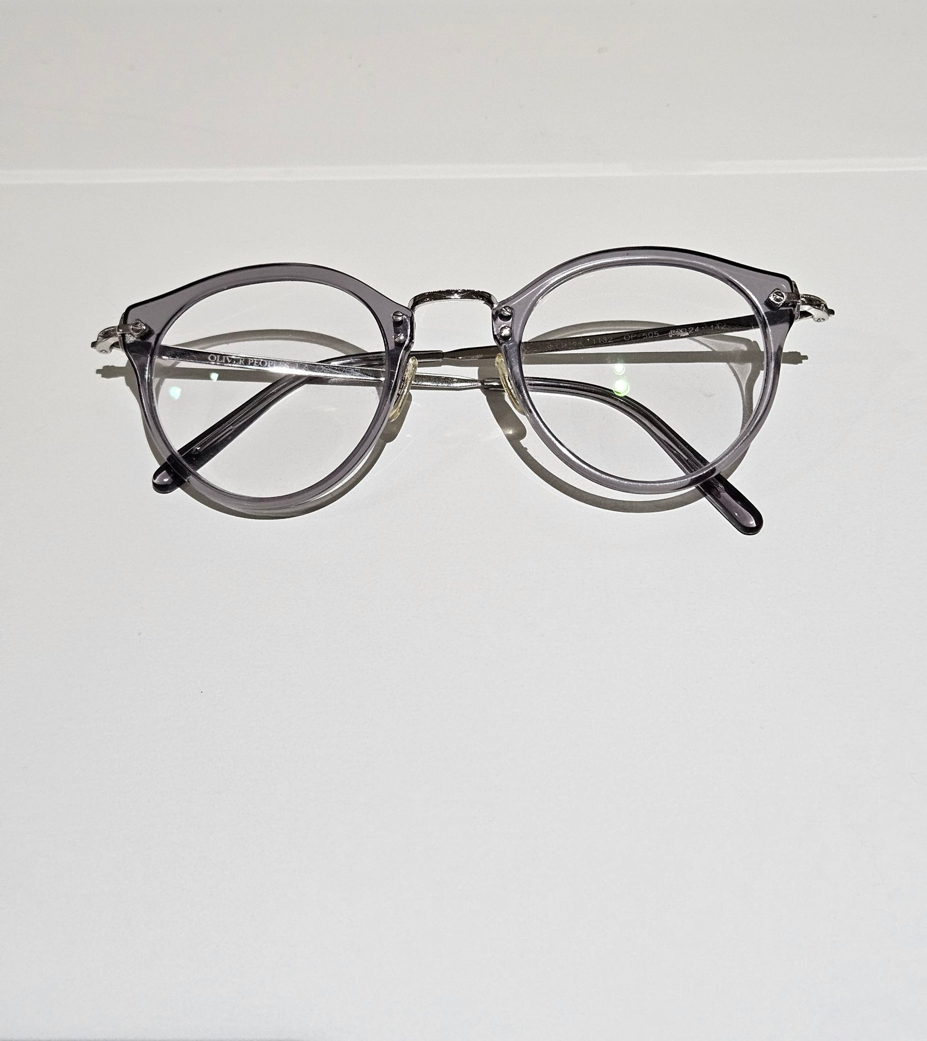 Oliver Peoples OP-505 optical glasses in Grey and Black