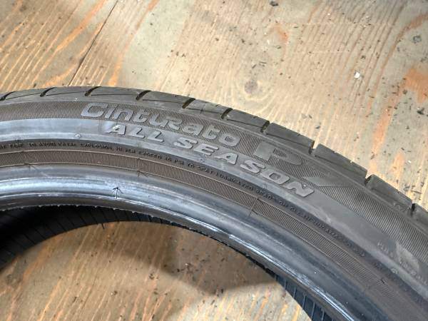 1 x single 225/40/19 Pirelli P7 Cinturato A/S RFT w 60% tread - photo 5