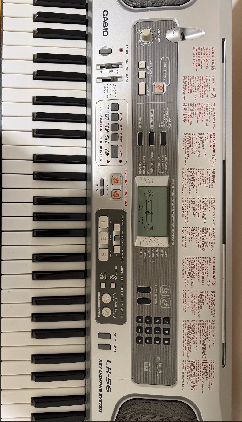 CASIO LK-56 Electronic Keyboard with Stand - photo 3