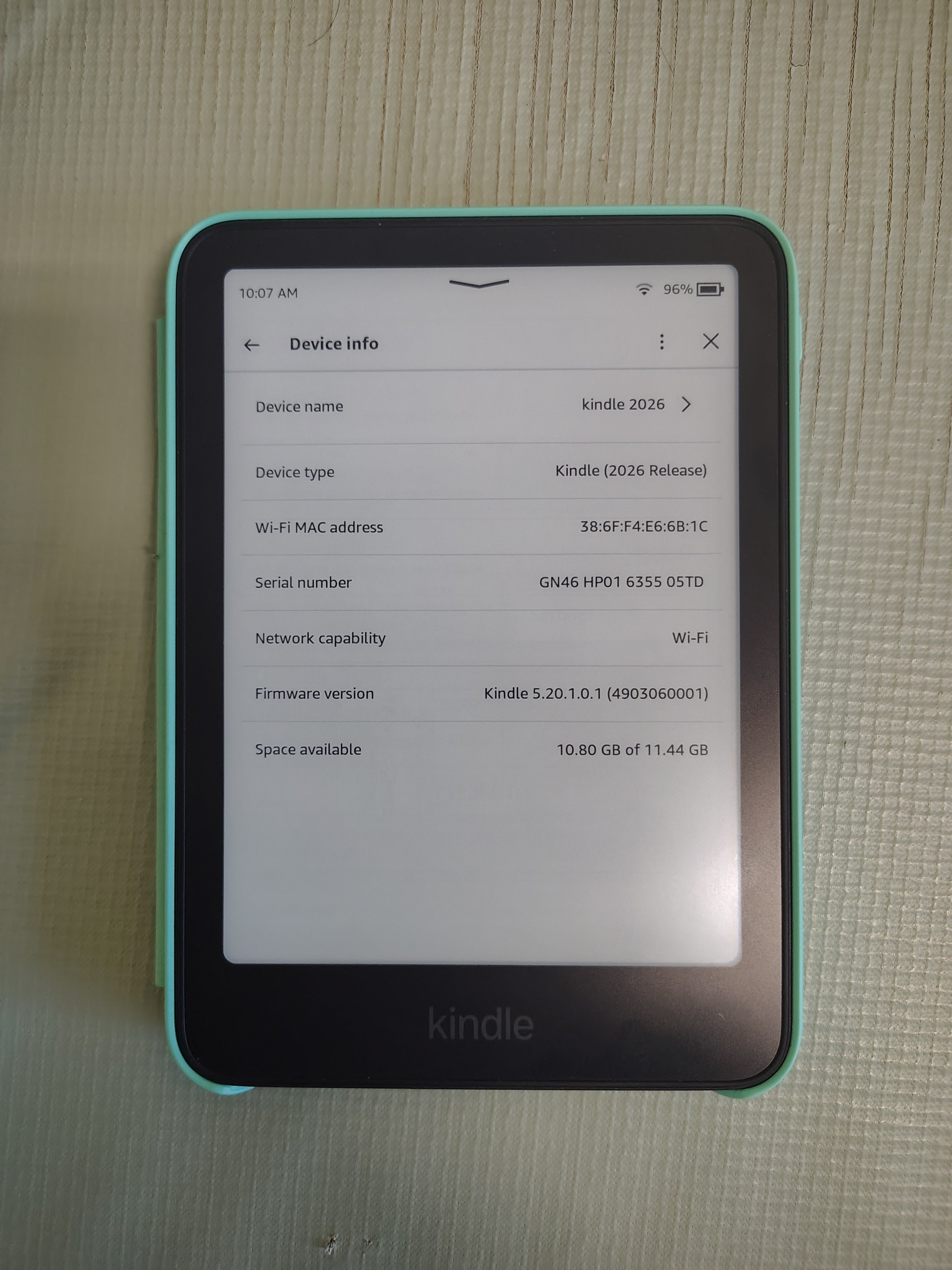 Kindle (new 2026) 16GB - photo 3
