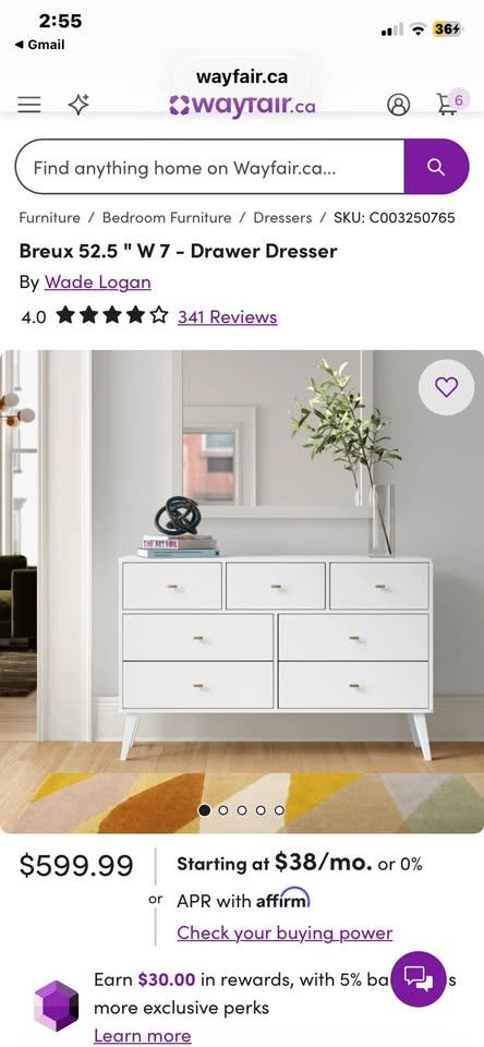 Prepac Milo 7 Drawer Dresser – Like New – White Solid Wood - photo 4